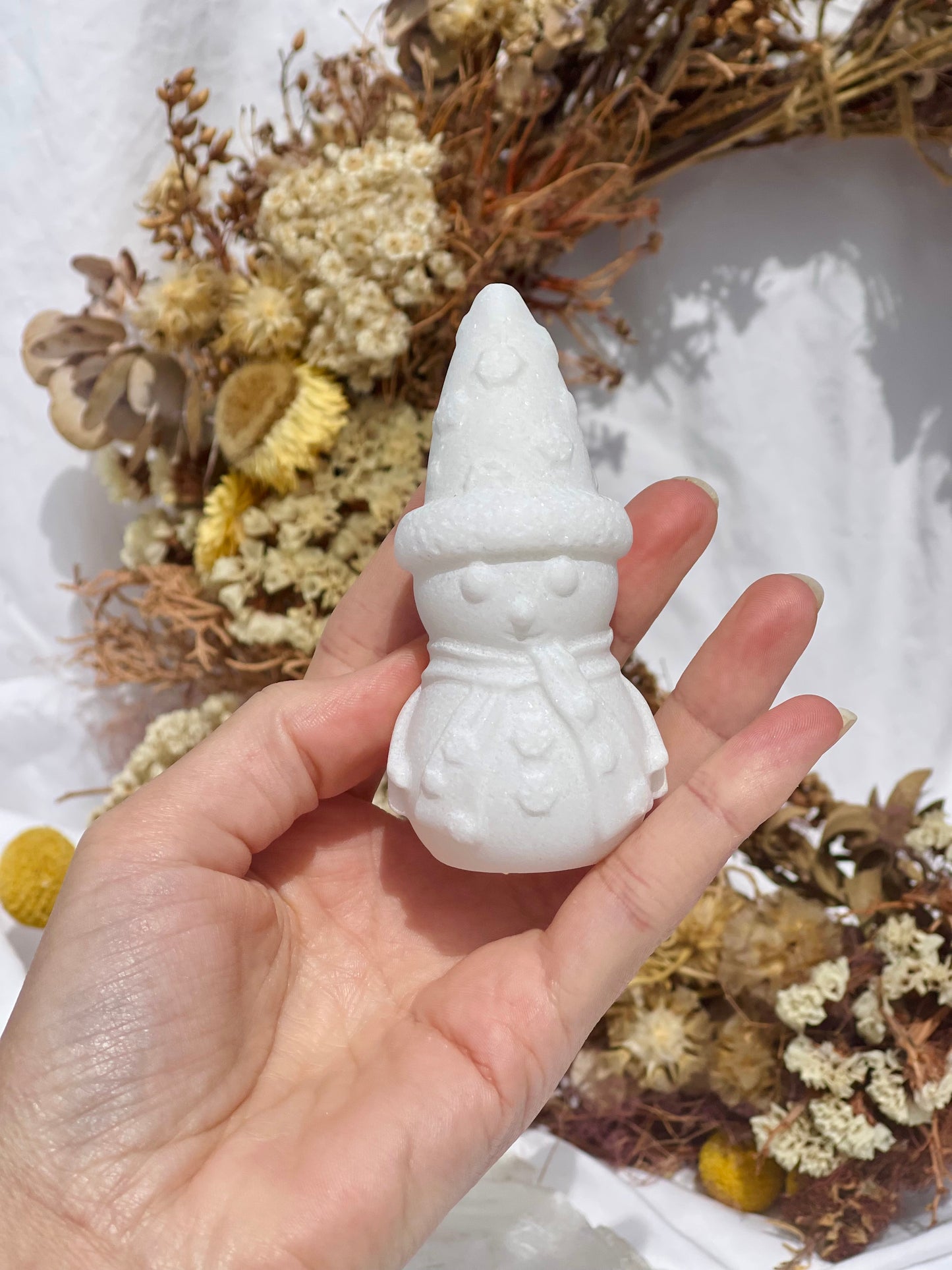 White Jade Snowman