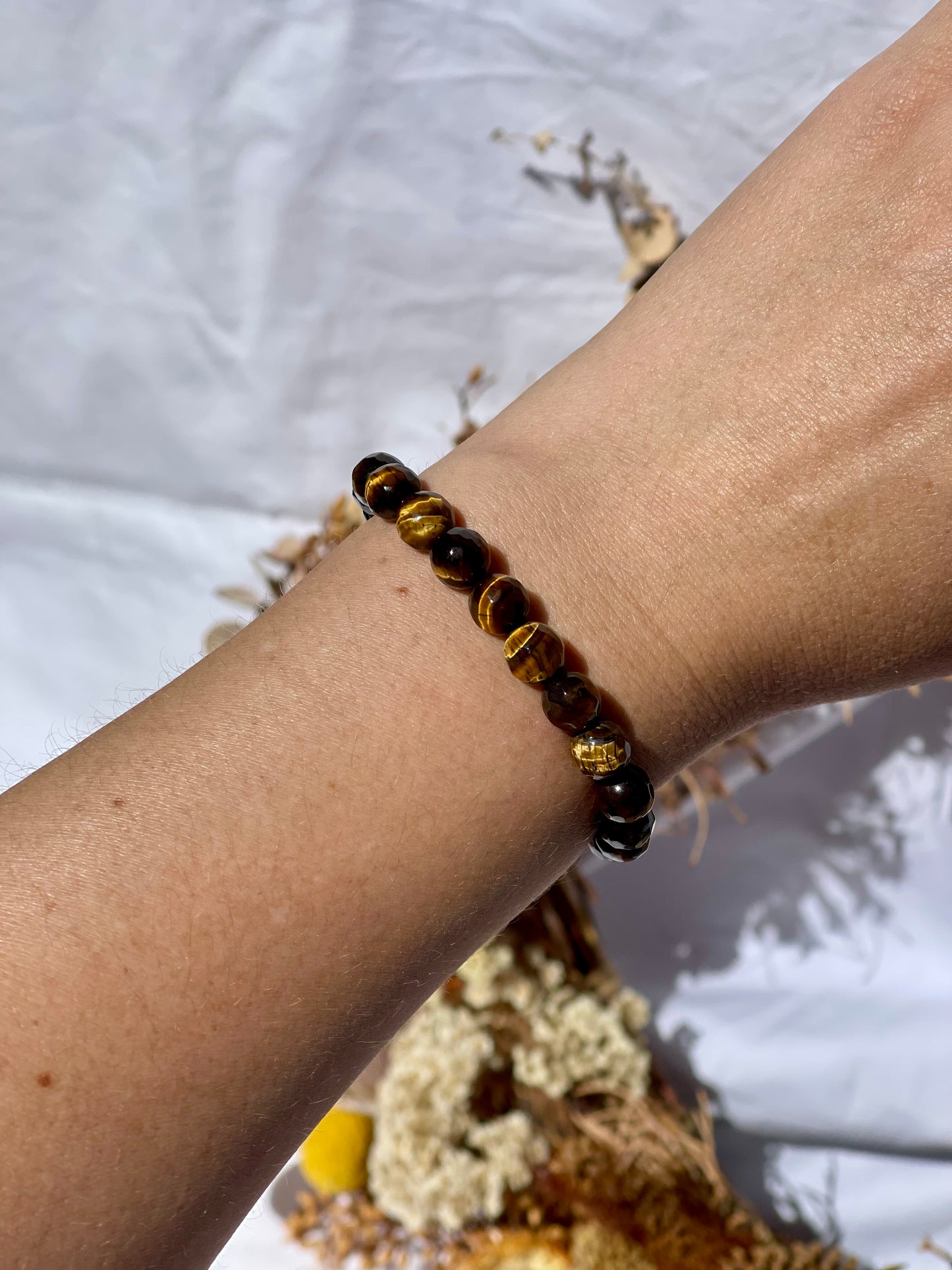 Tiger Eye Faceted Bracelet