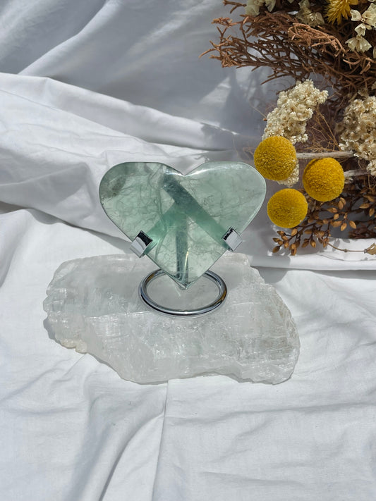 Fluorite Heart #3