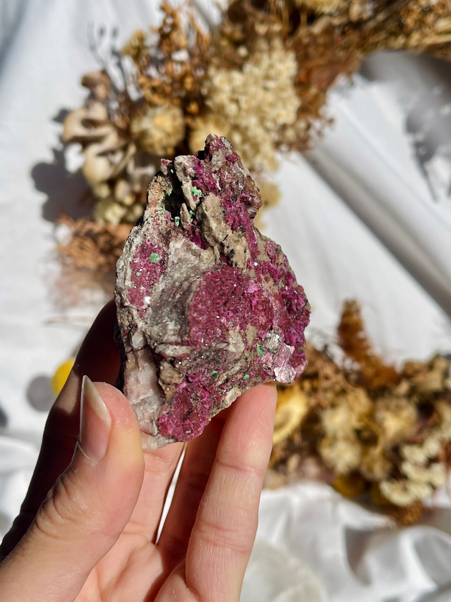 Cobalto Calcite Specimen