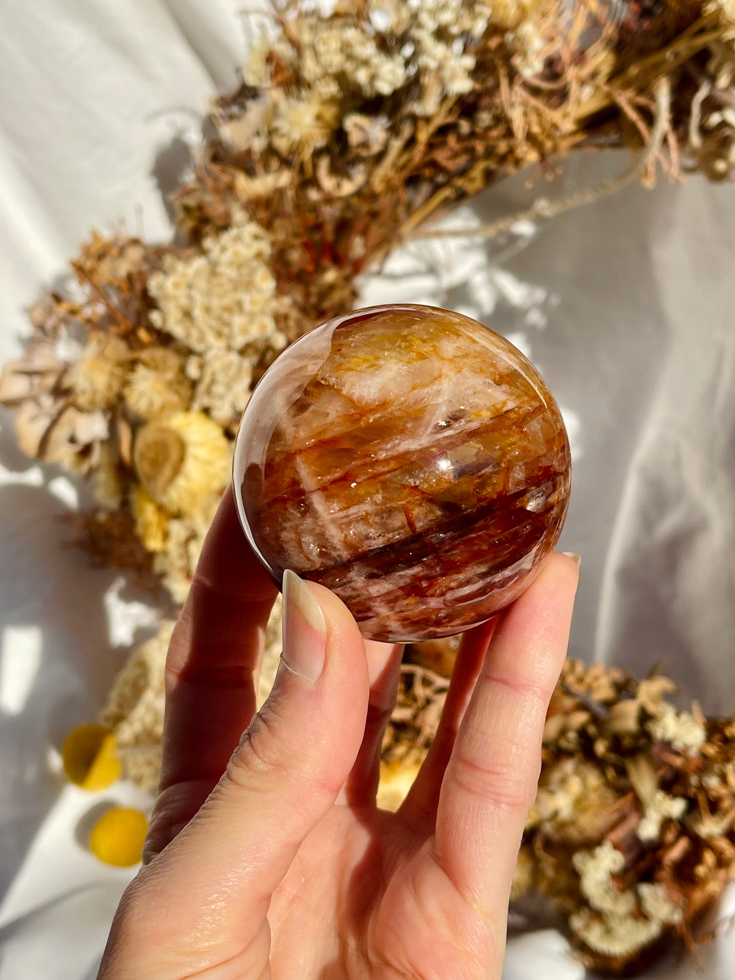 Golden Healer | Fire Quartz Sphere