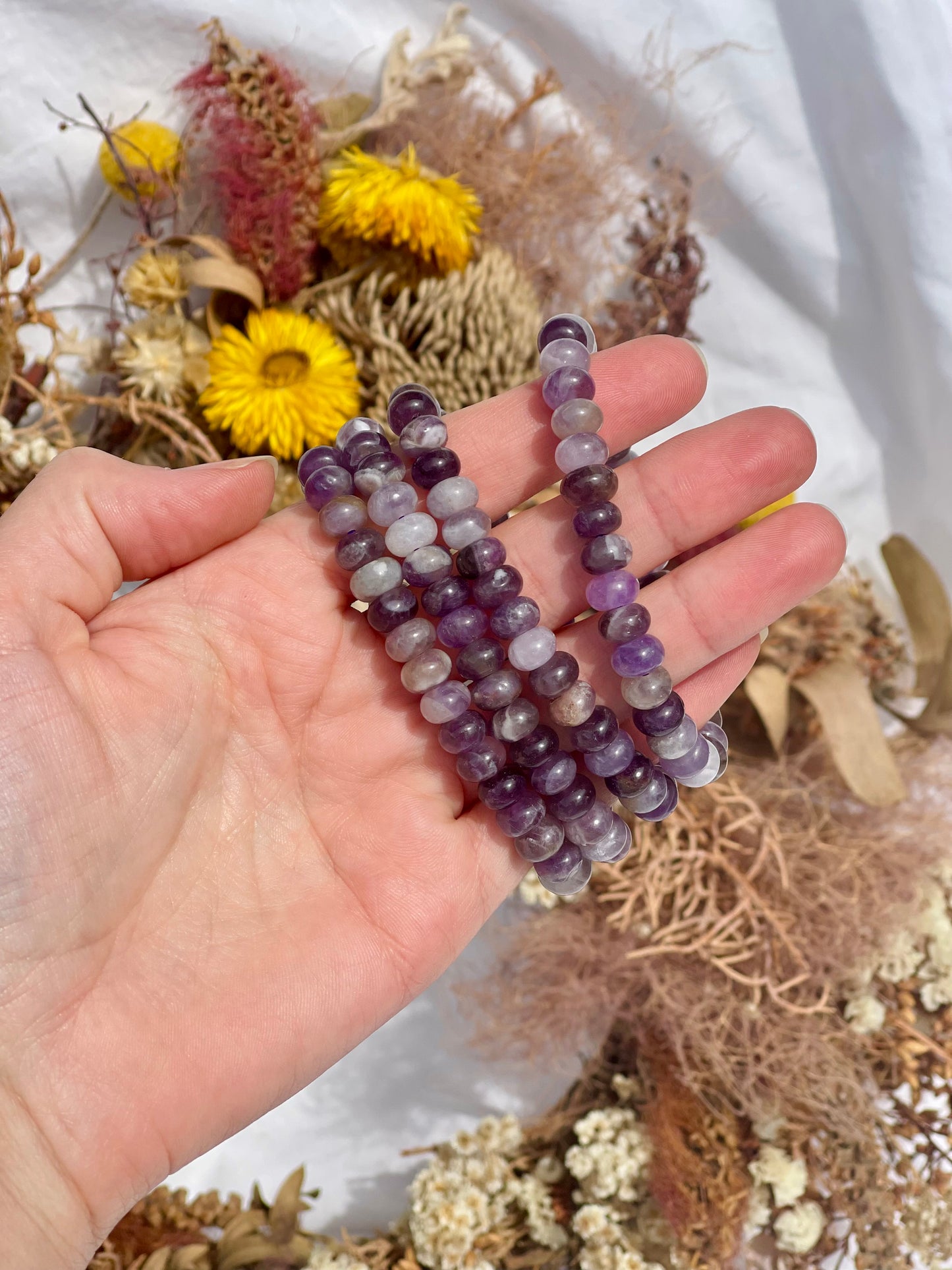 Amethyst Donut Bracelet