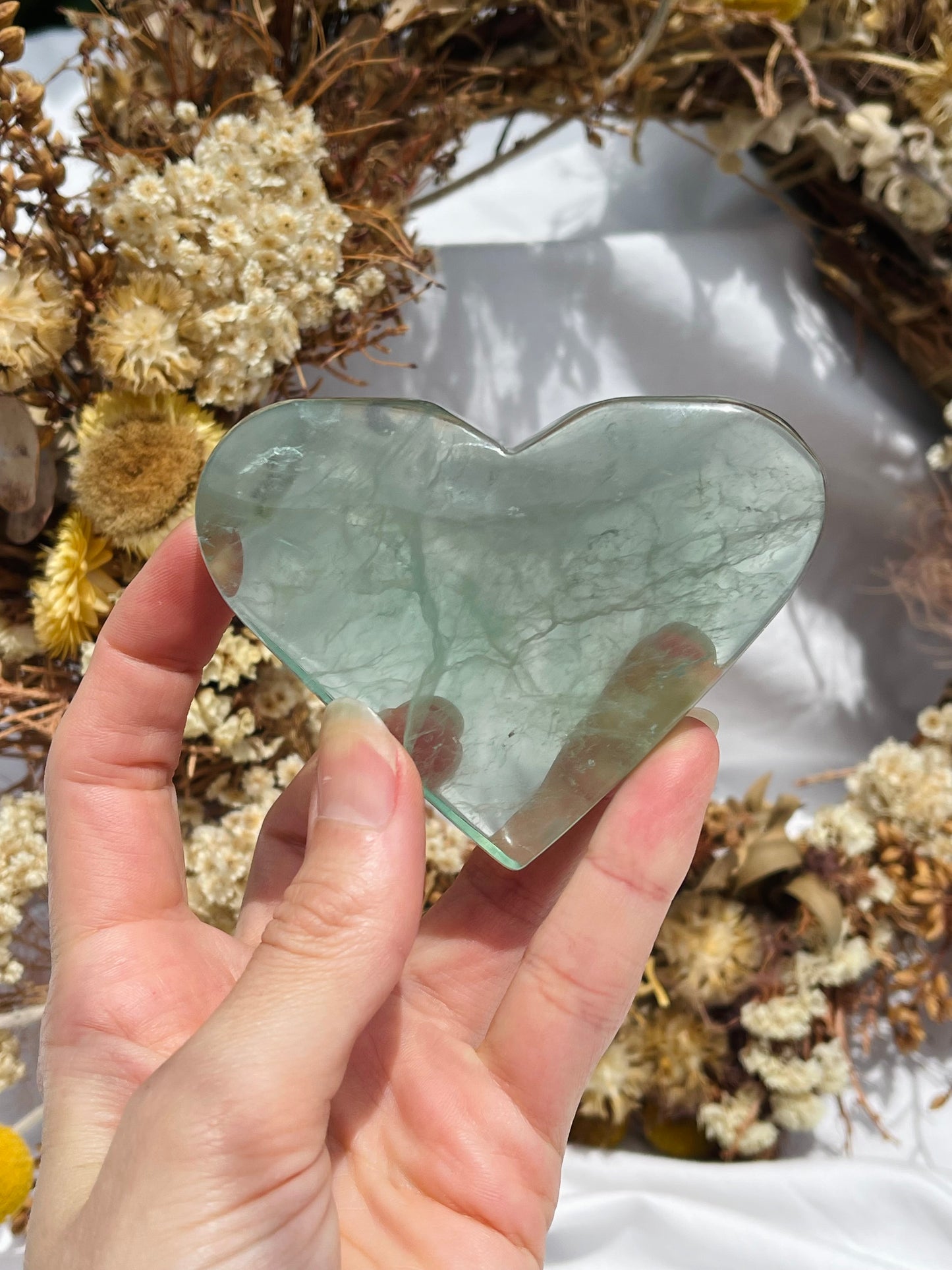 Fluorite Heart #3