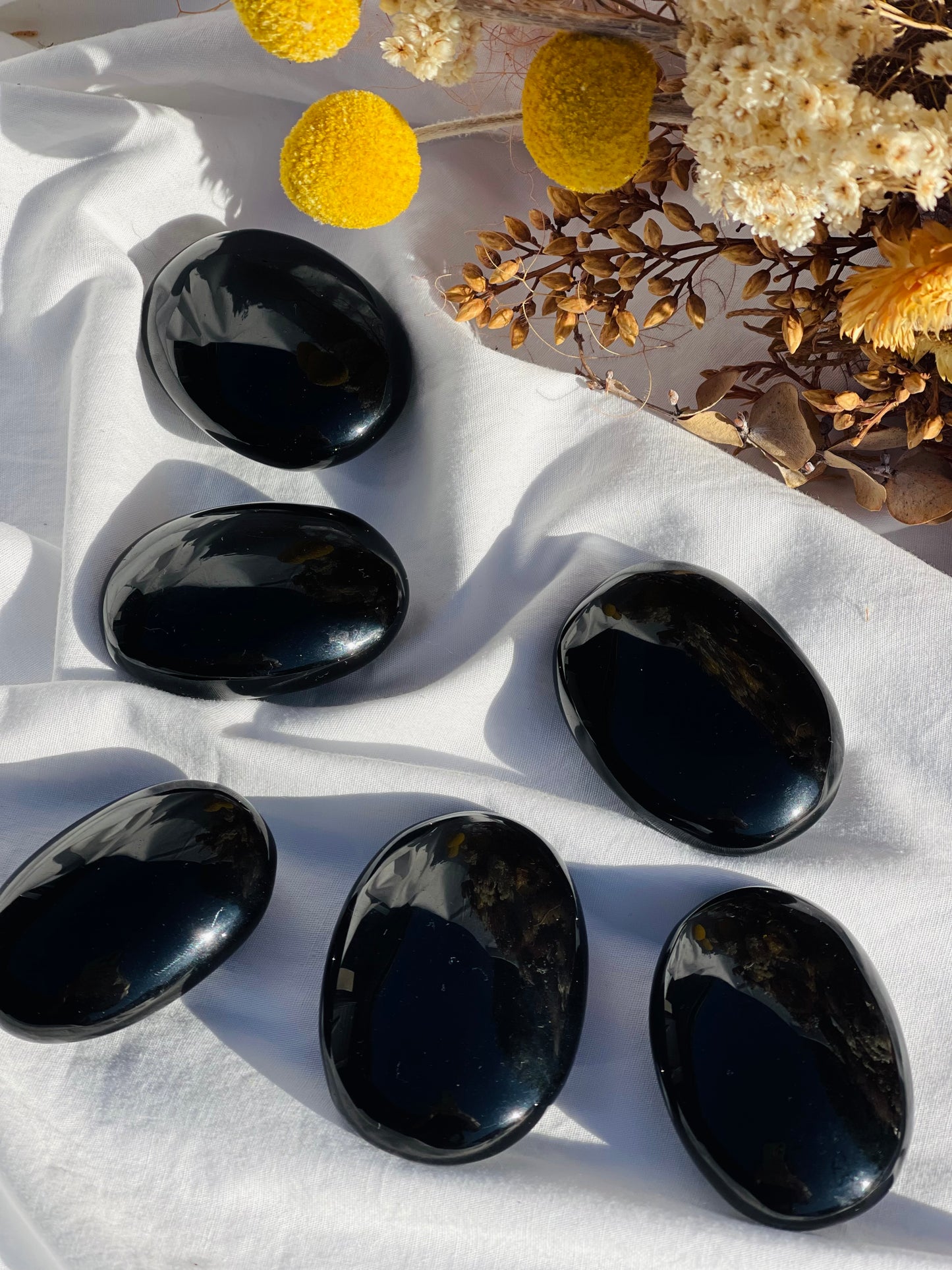 Black Obsidian Palmstone