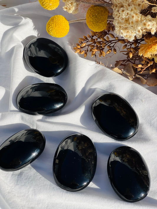 Black Obsidian Palmstone