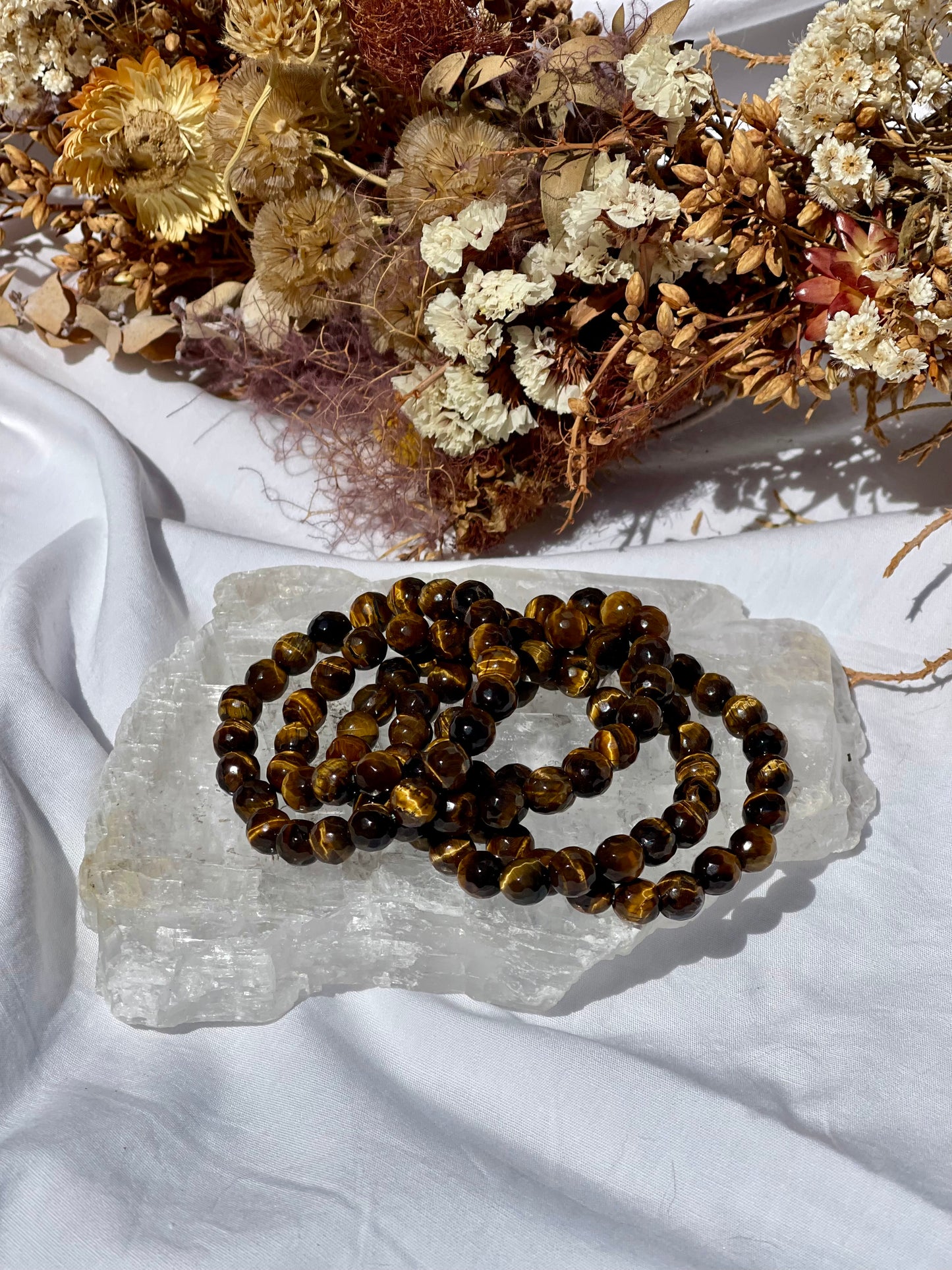 Tiger Eye Faceted Bracelet