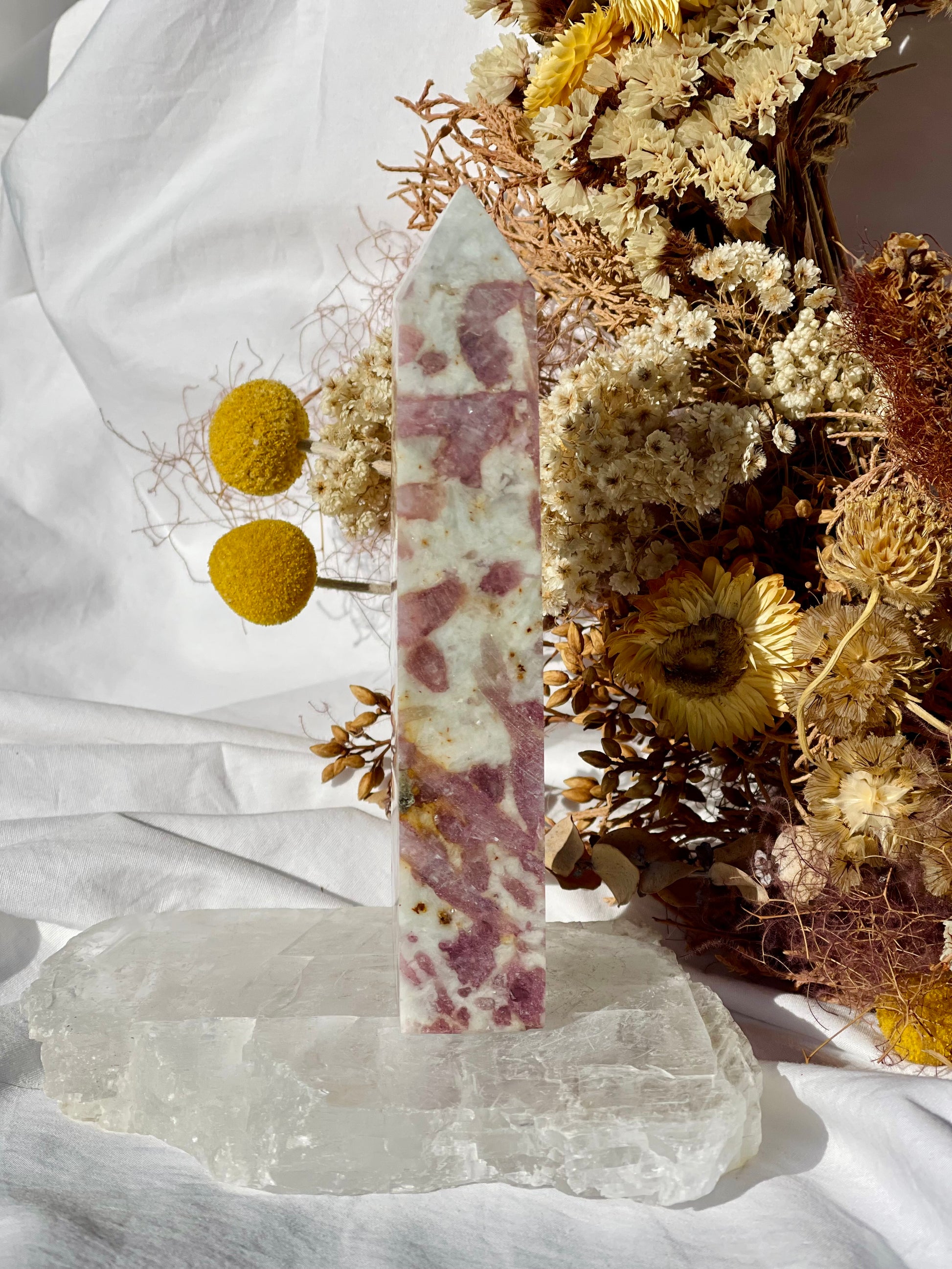 Pink Tourmaline Point #2 – Saint11crystals - Main Image