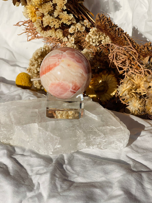 Rainbow Calcite Sphere