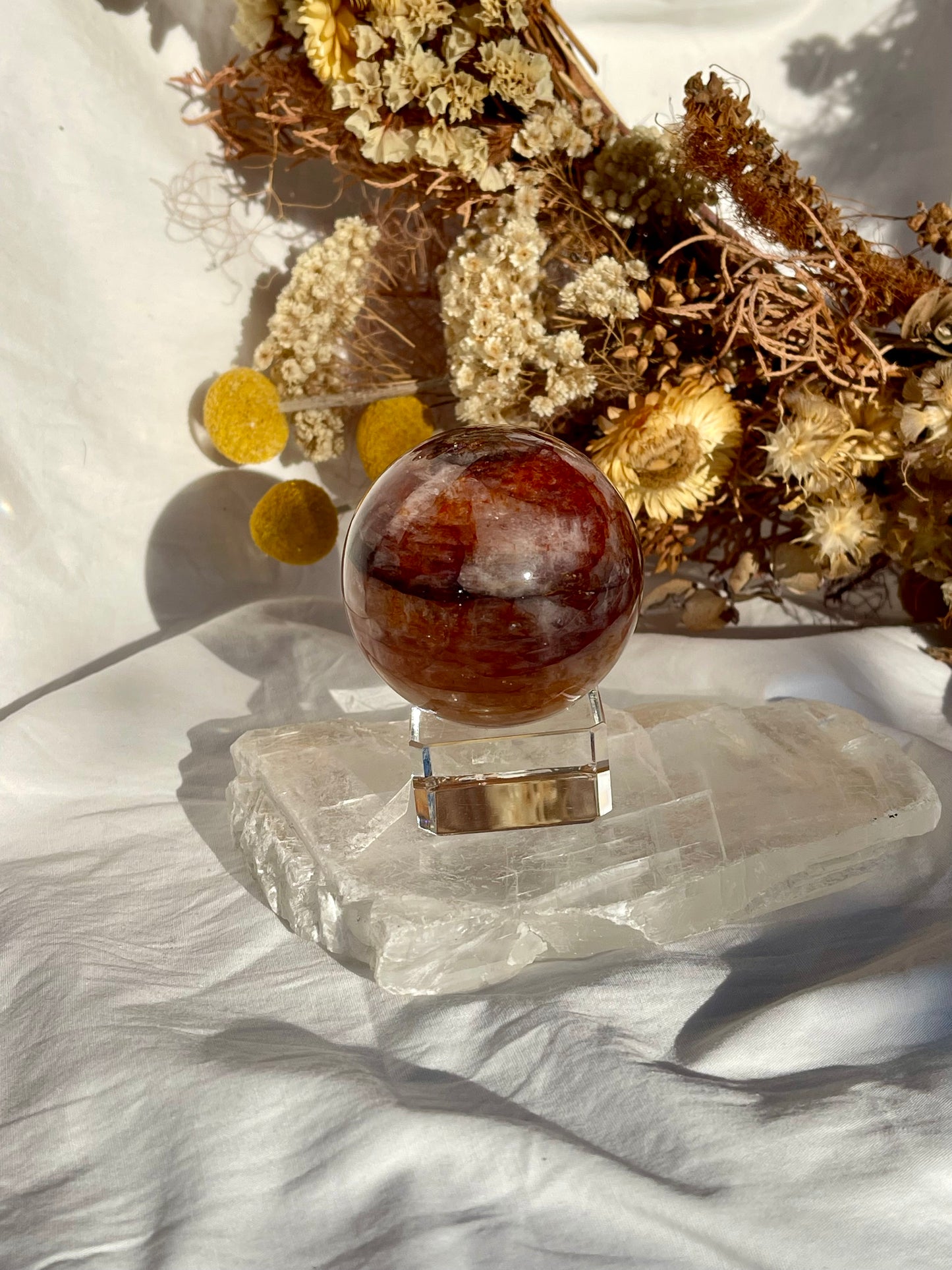 Golden Healer | Fire Quartz Sphere