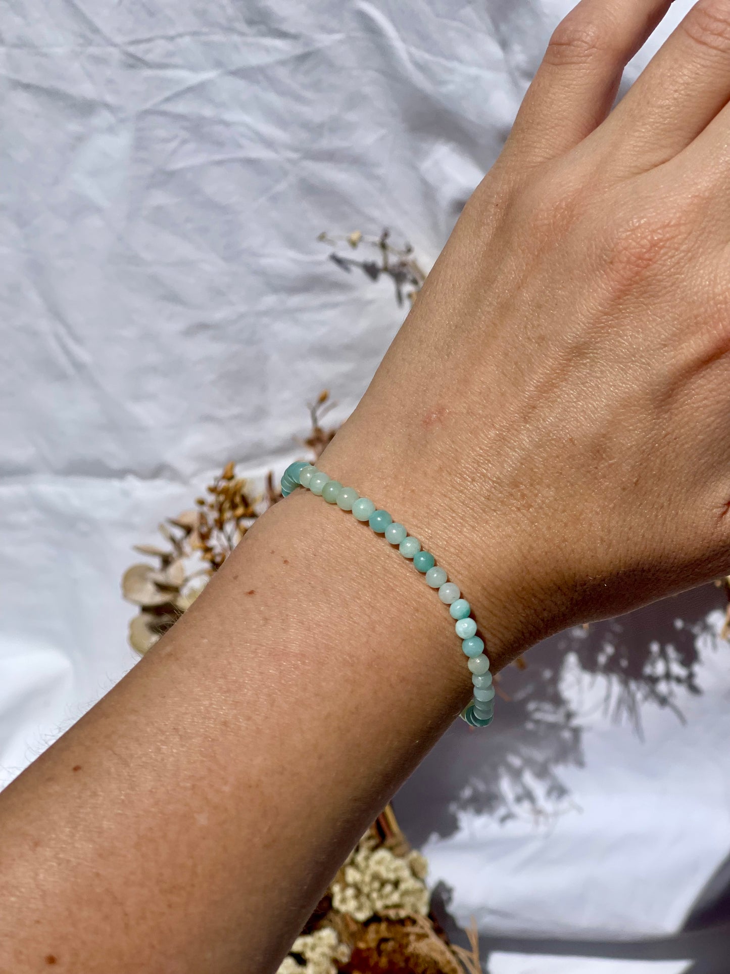 Amazonite Bracelet | Small Bead