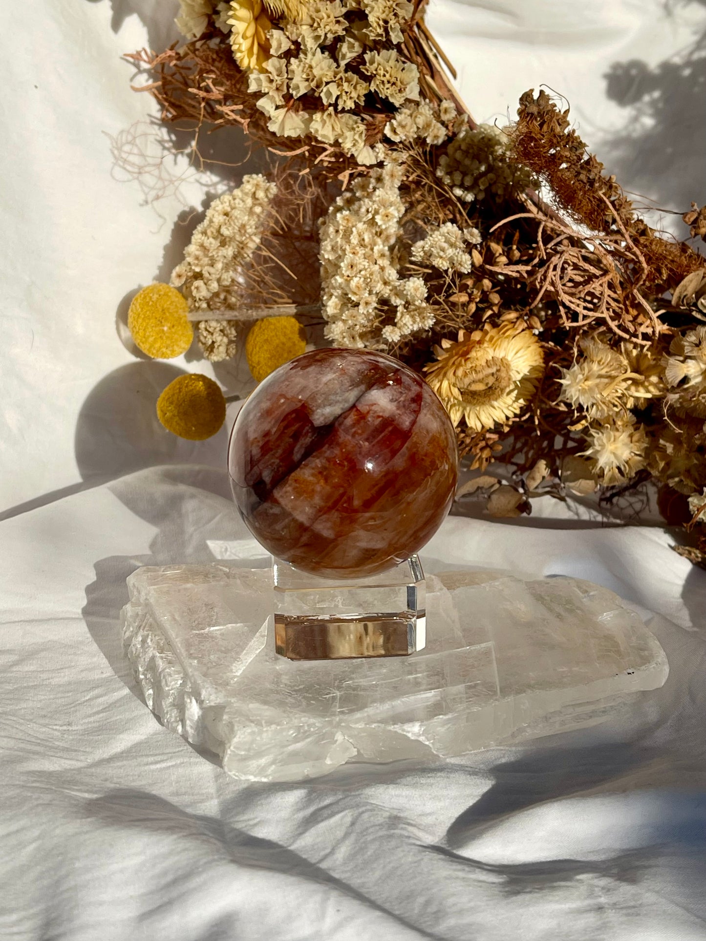 Golden Healer | Fire Quartz Sphere