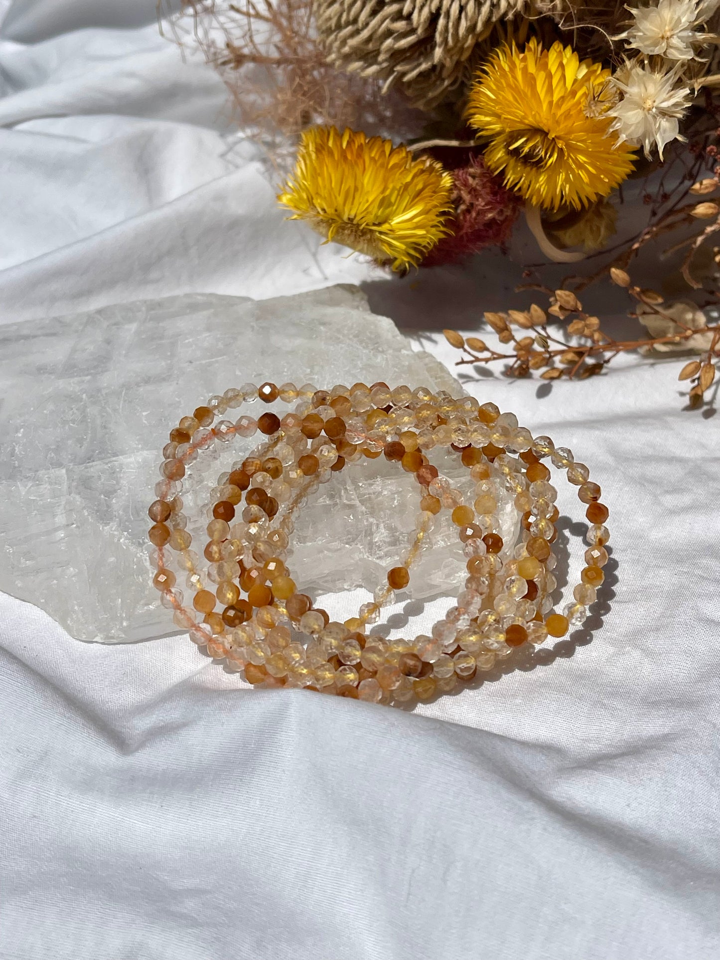 Golden Healer Facet Bracelet