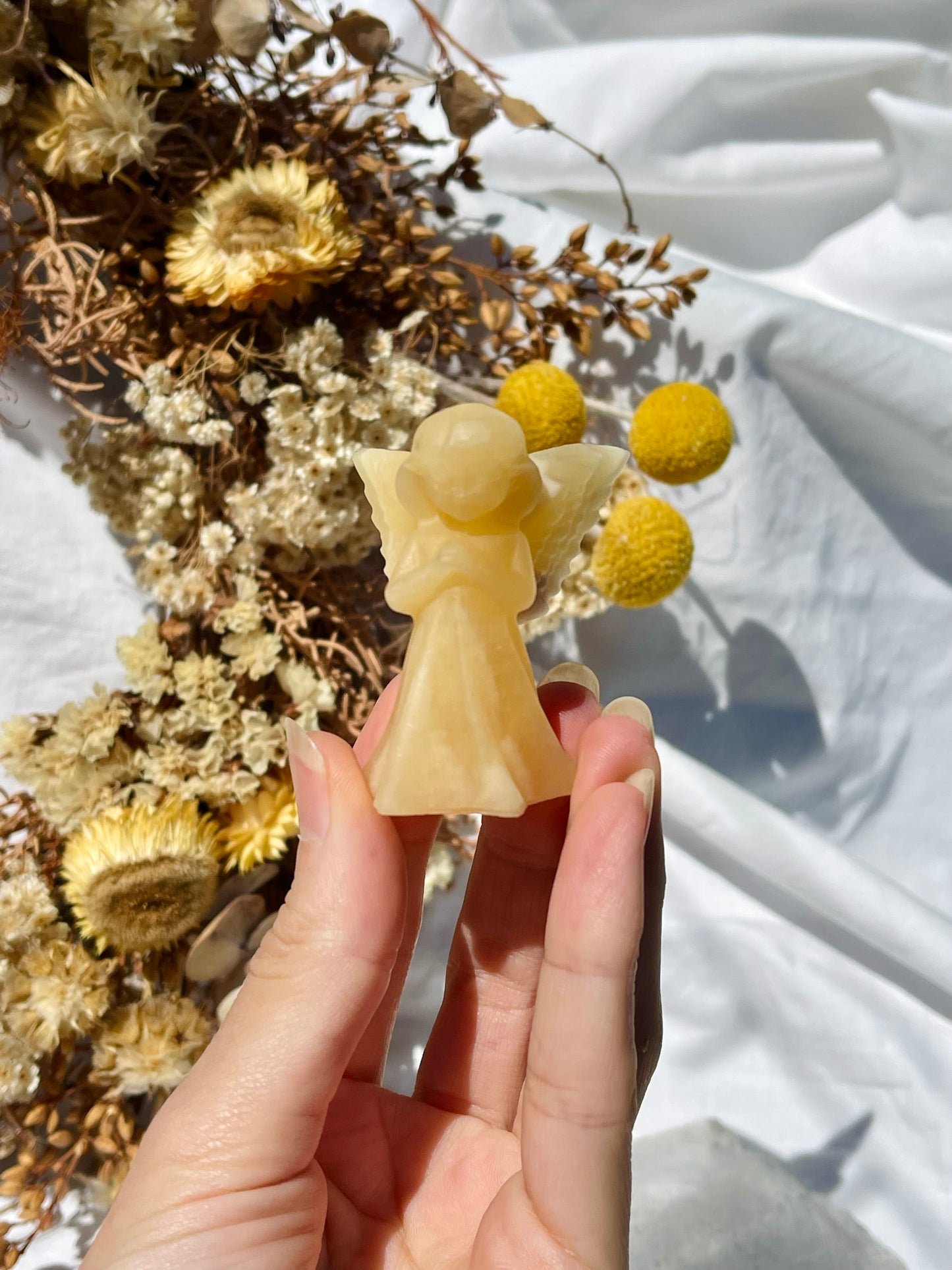 Orange Calcite Angel #2