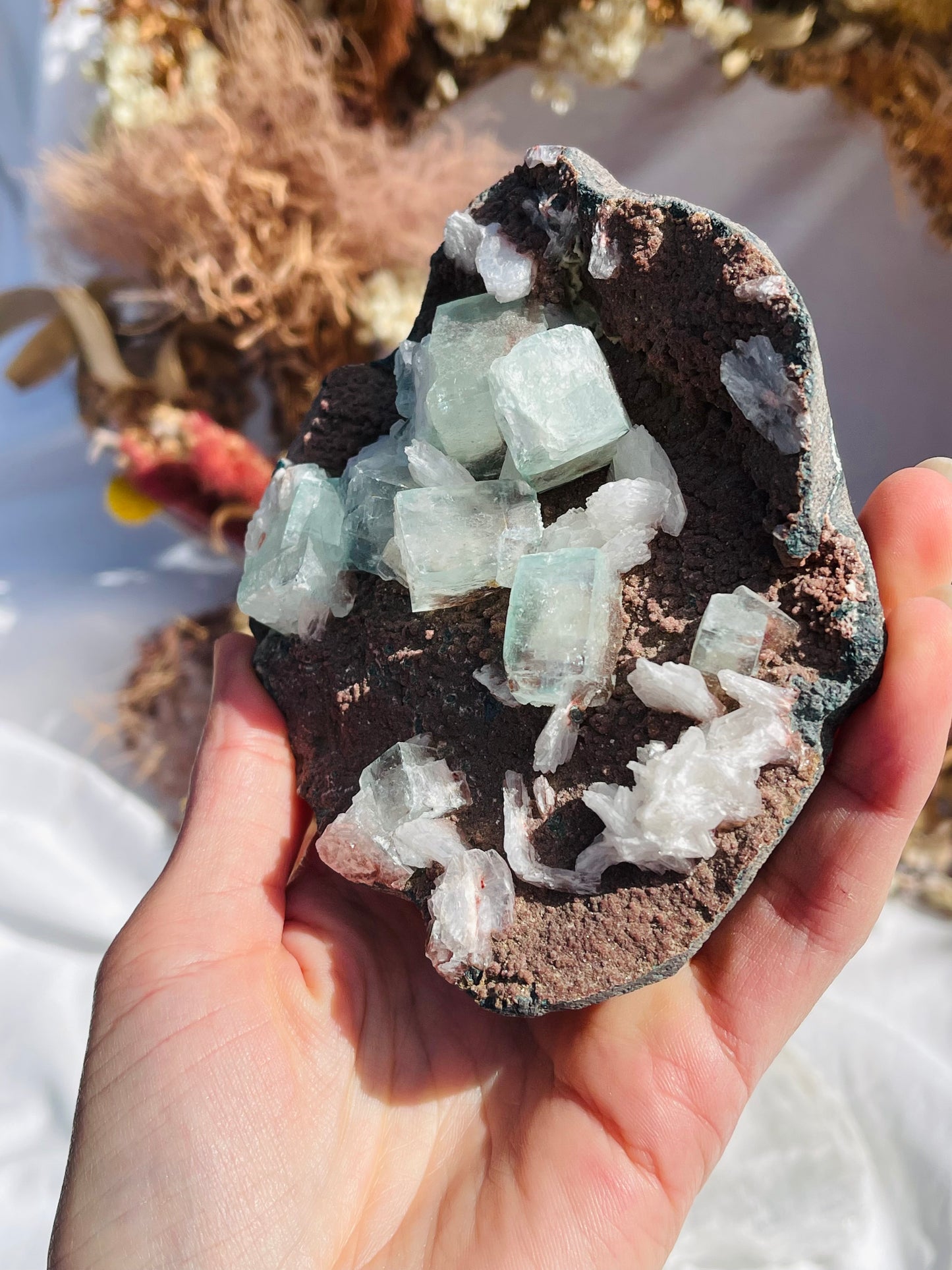 Green Apophylite Specimen