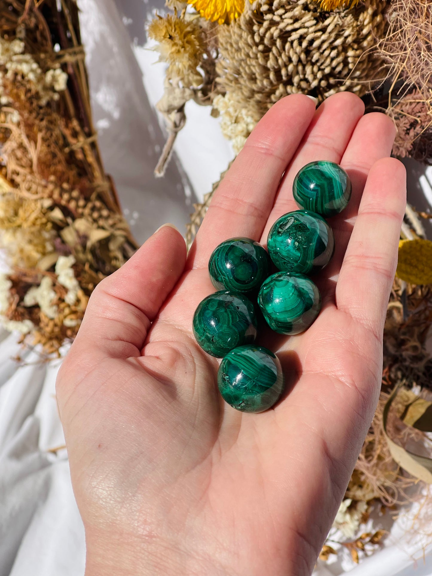 Malachite Mini Sphere | Small