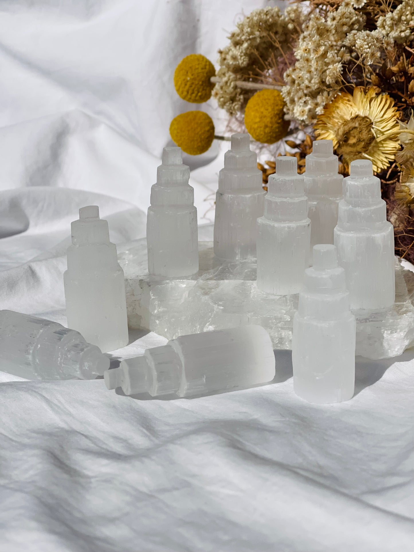 Selenite Mini Tower