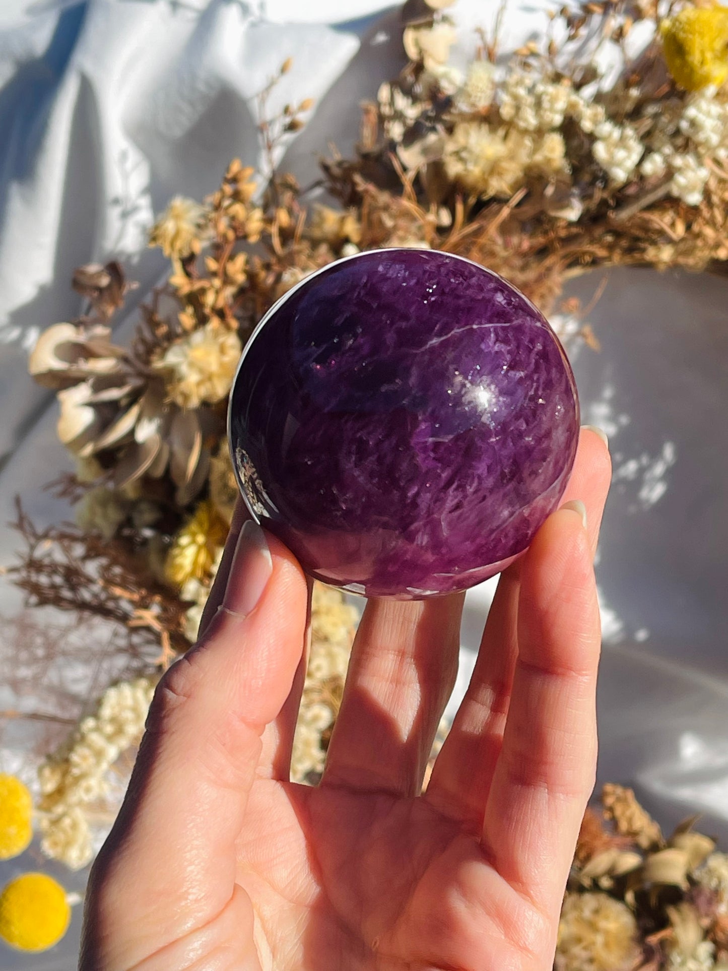 Purple Fluorite Sphere #1
