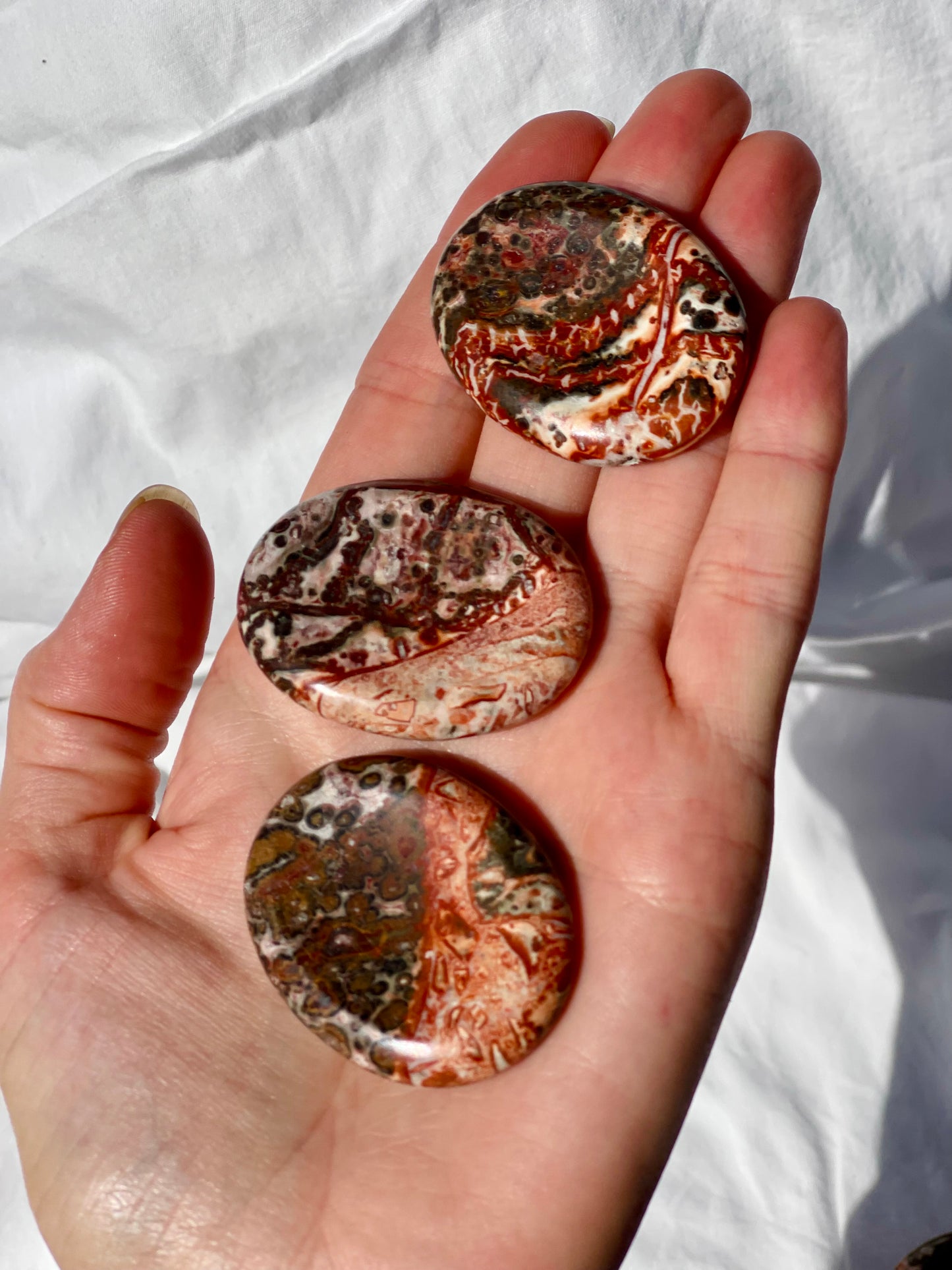 Leopard Skin Jasper Worry Stone