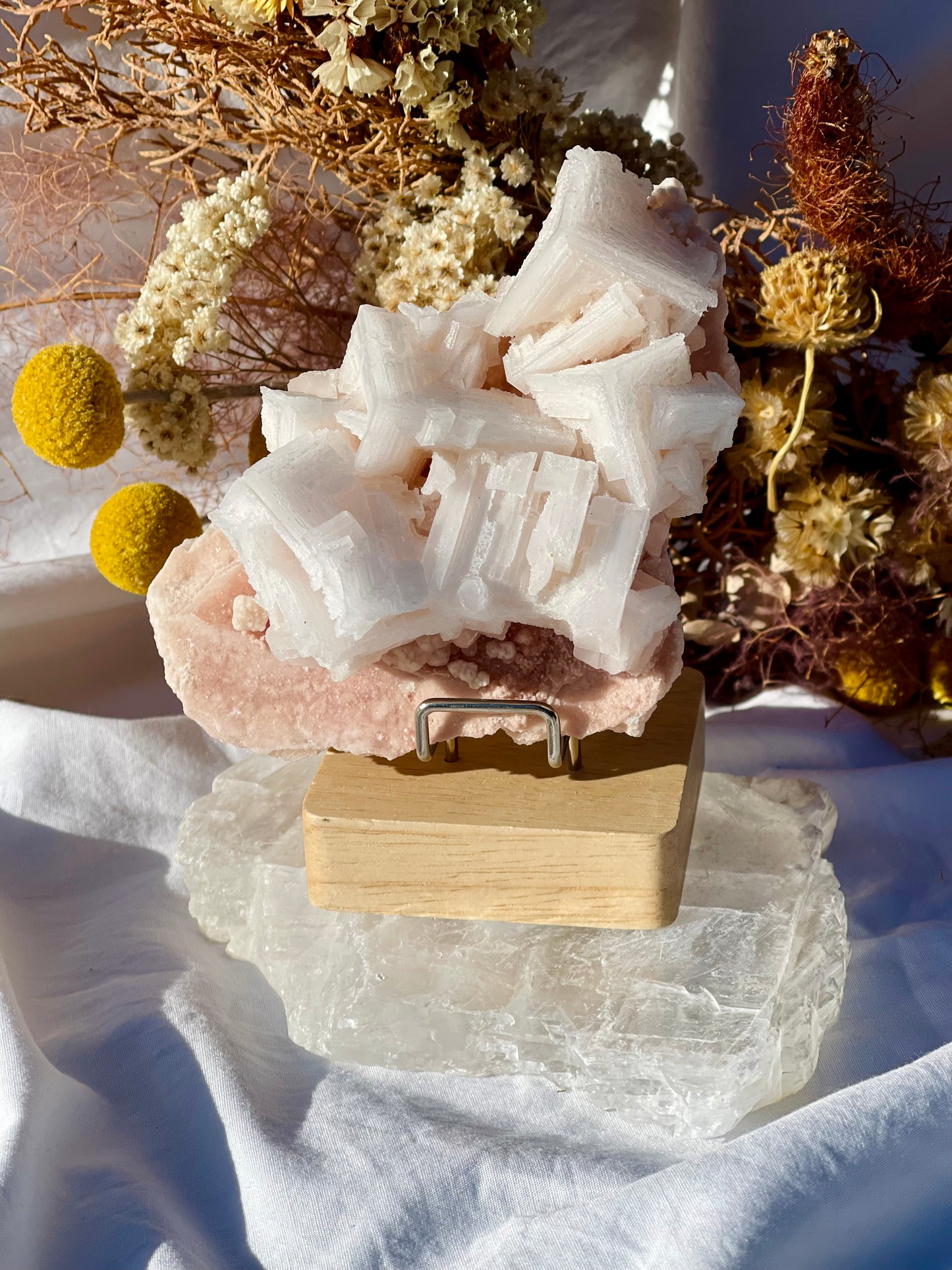 Pink Halite Cluster #4