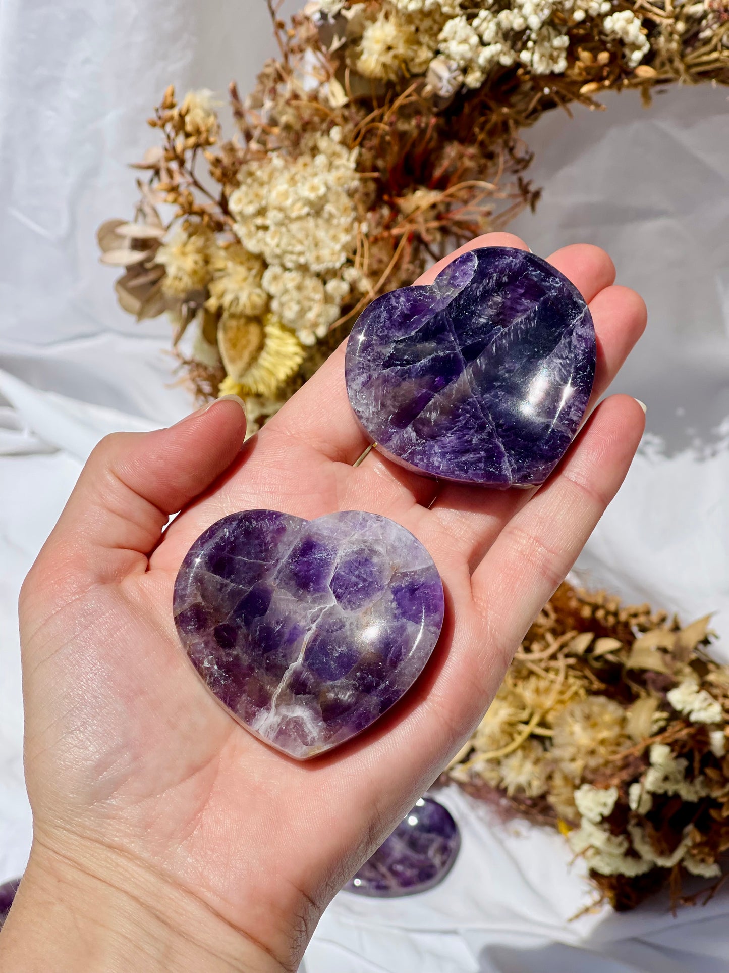 Amethyst Heart Mini Dish