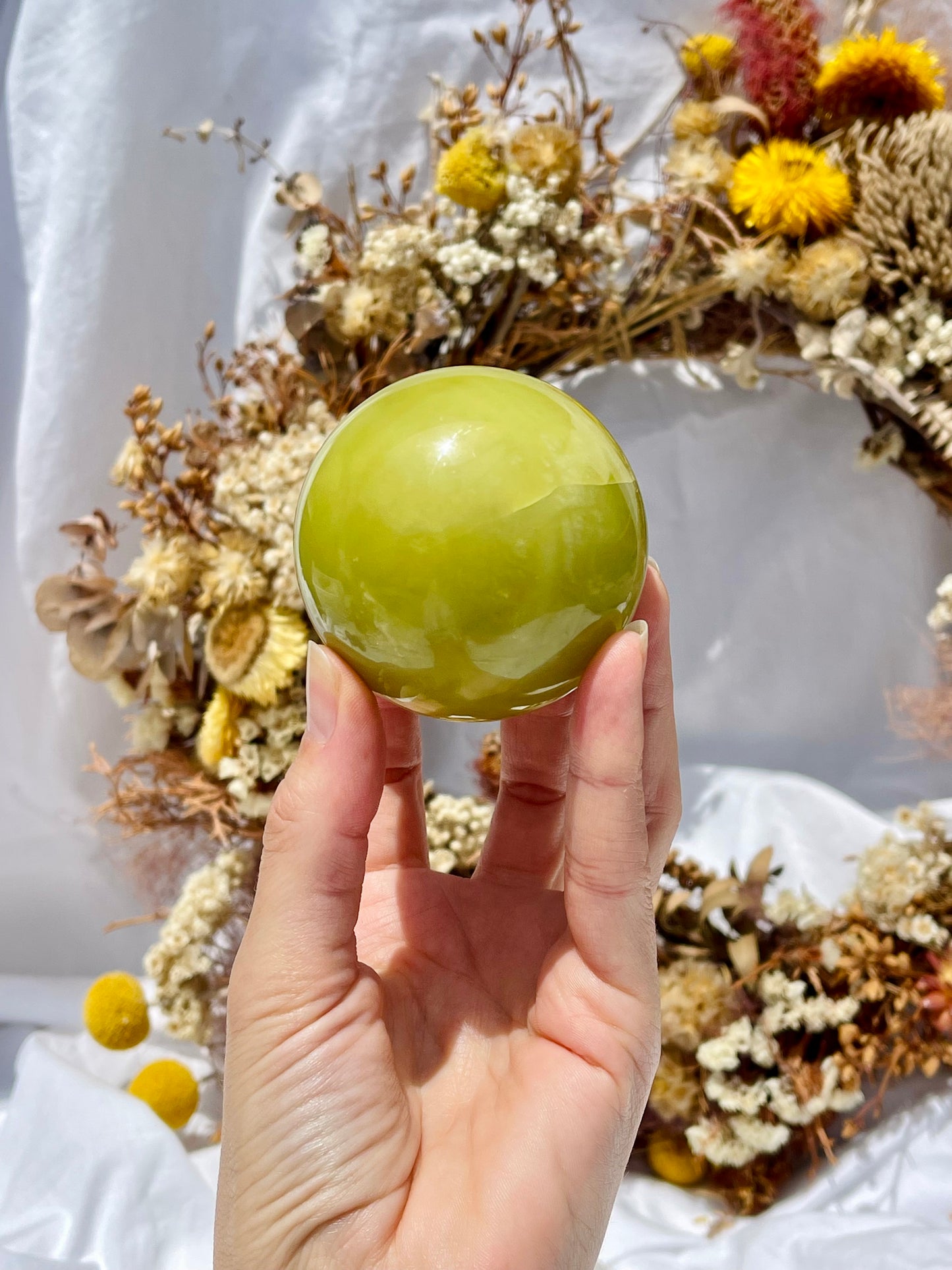 Lemon Jade Sphere