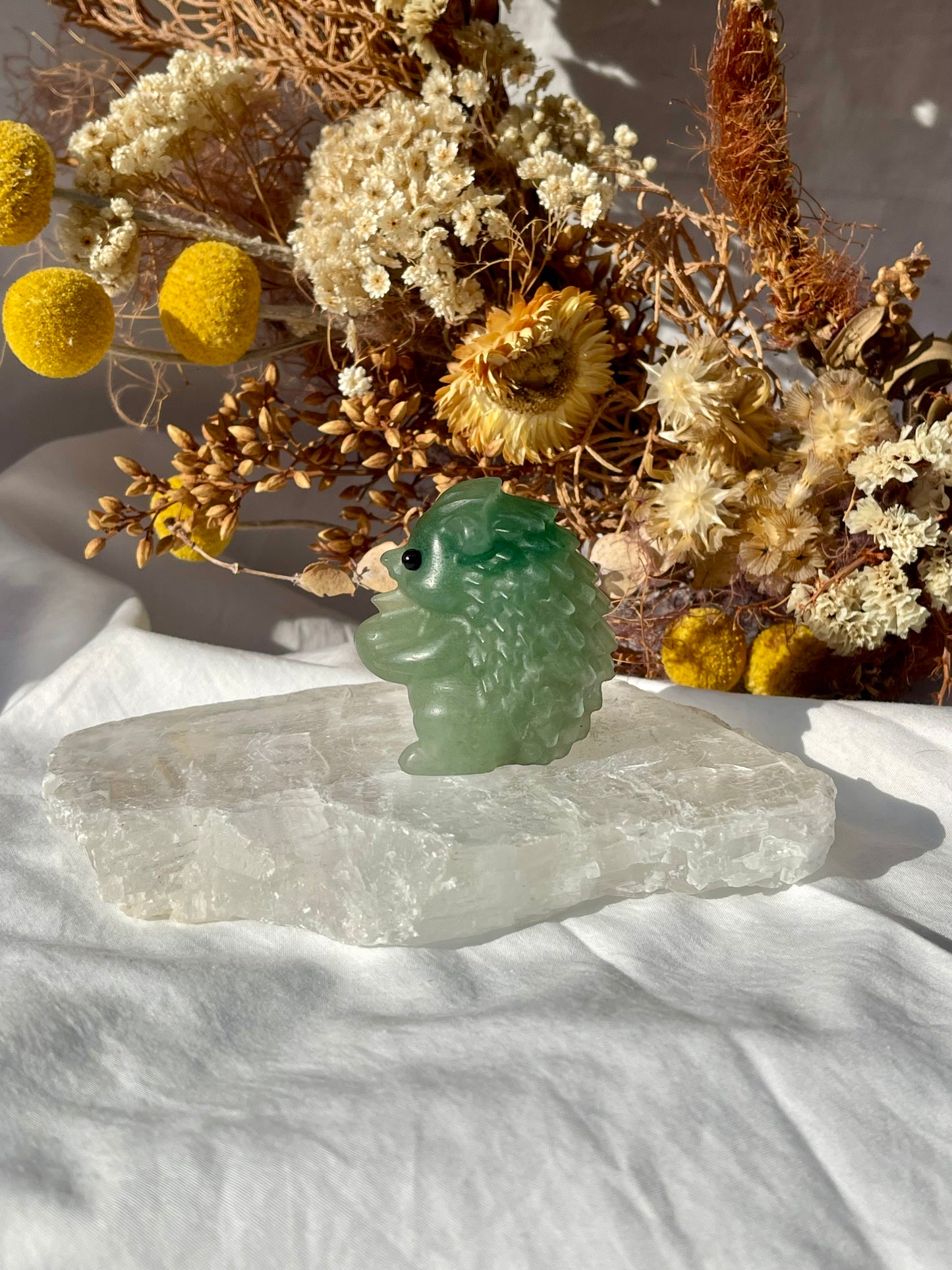 Green Aventurine Hedgehog