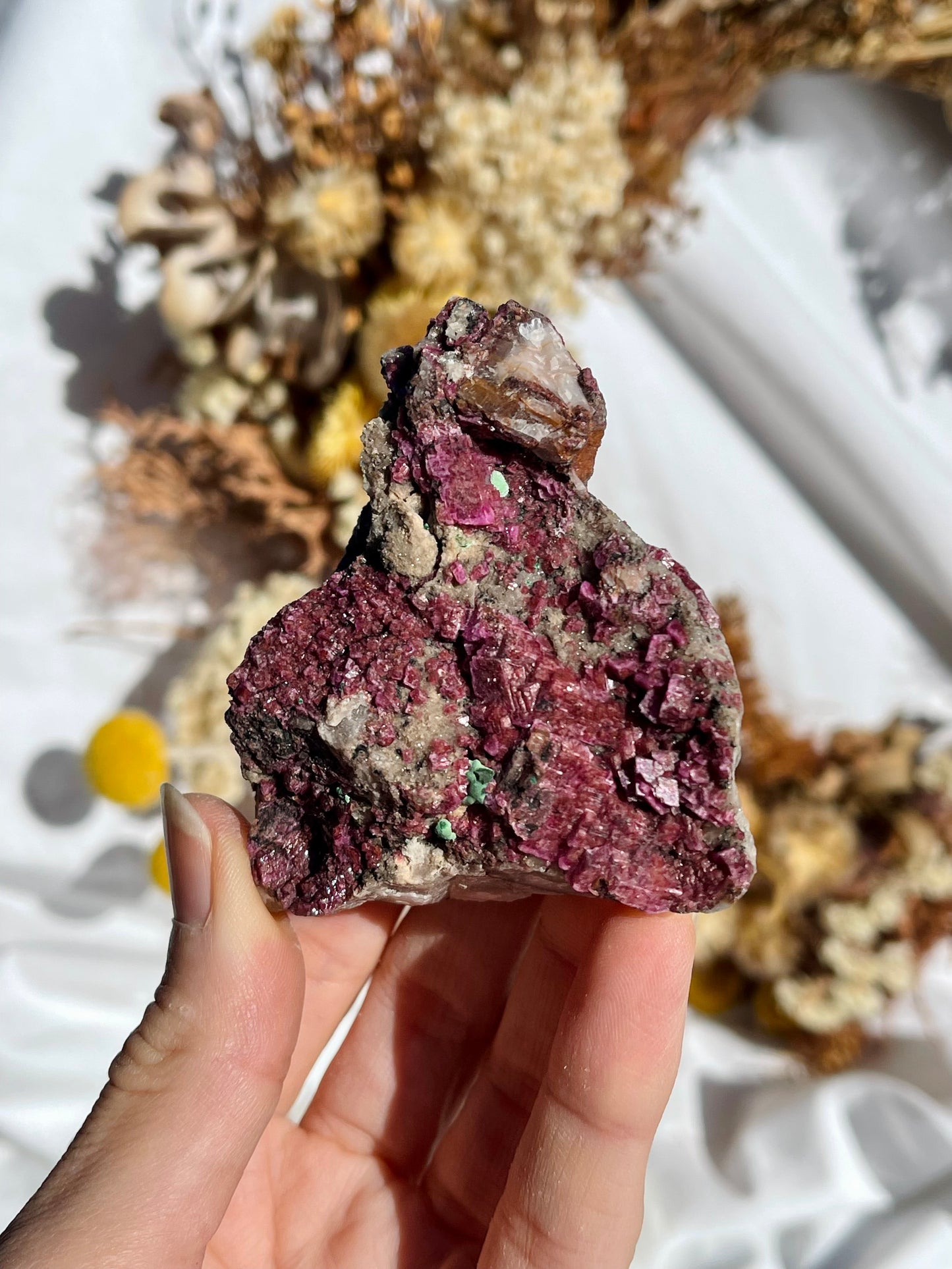 Cobalto Calcite Specimen