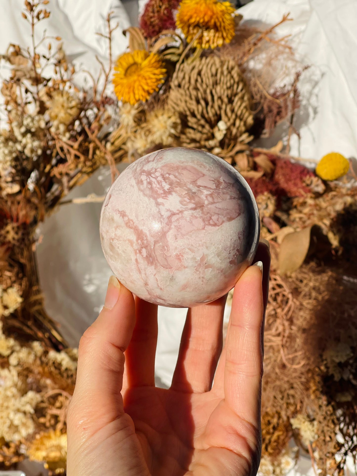 Pink Opal Sphere #3