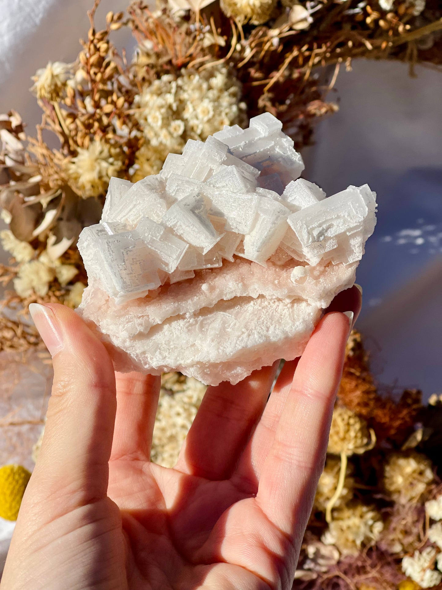 Pink Halite Cluster #3