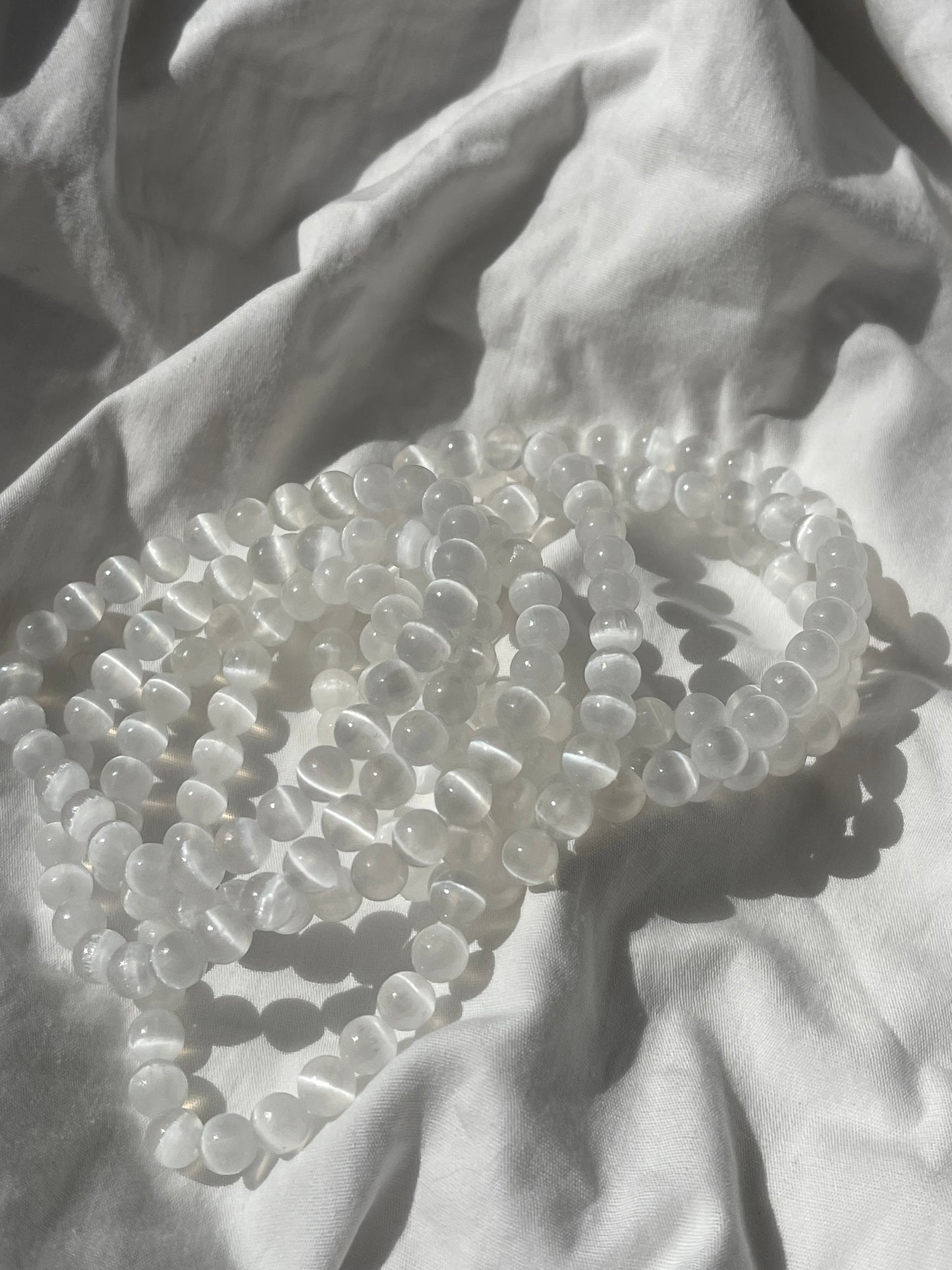 Selenite Bracelet | 6mm