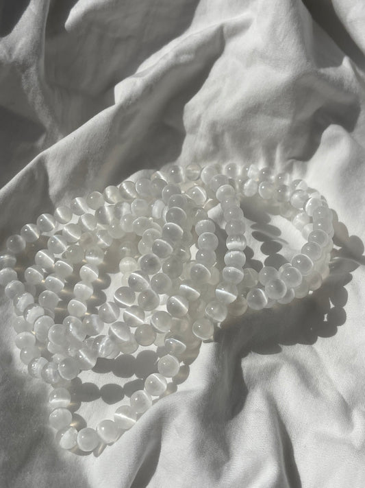 Selenite Bracelet | 6mm