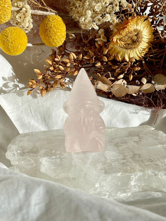 Rose Quartz Gnome