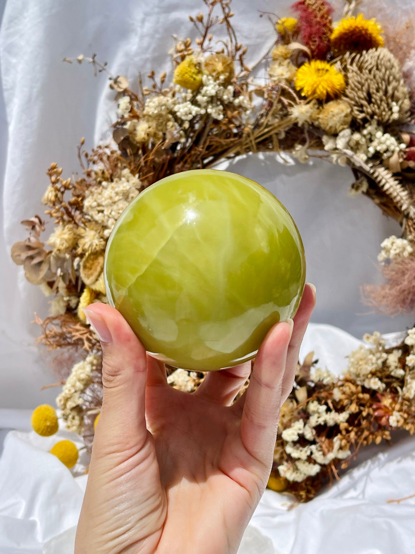 Lemon Jade Sphere