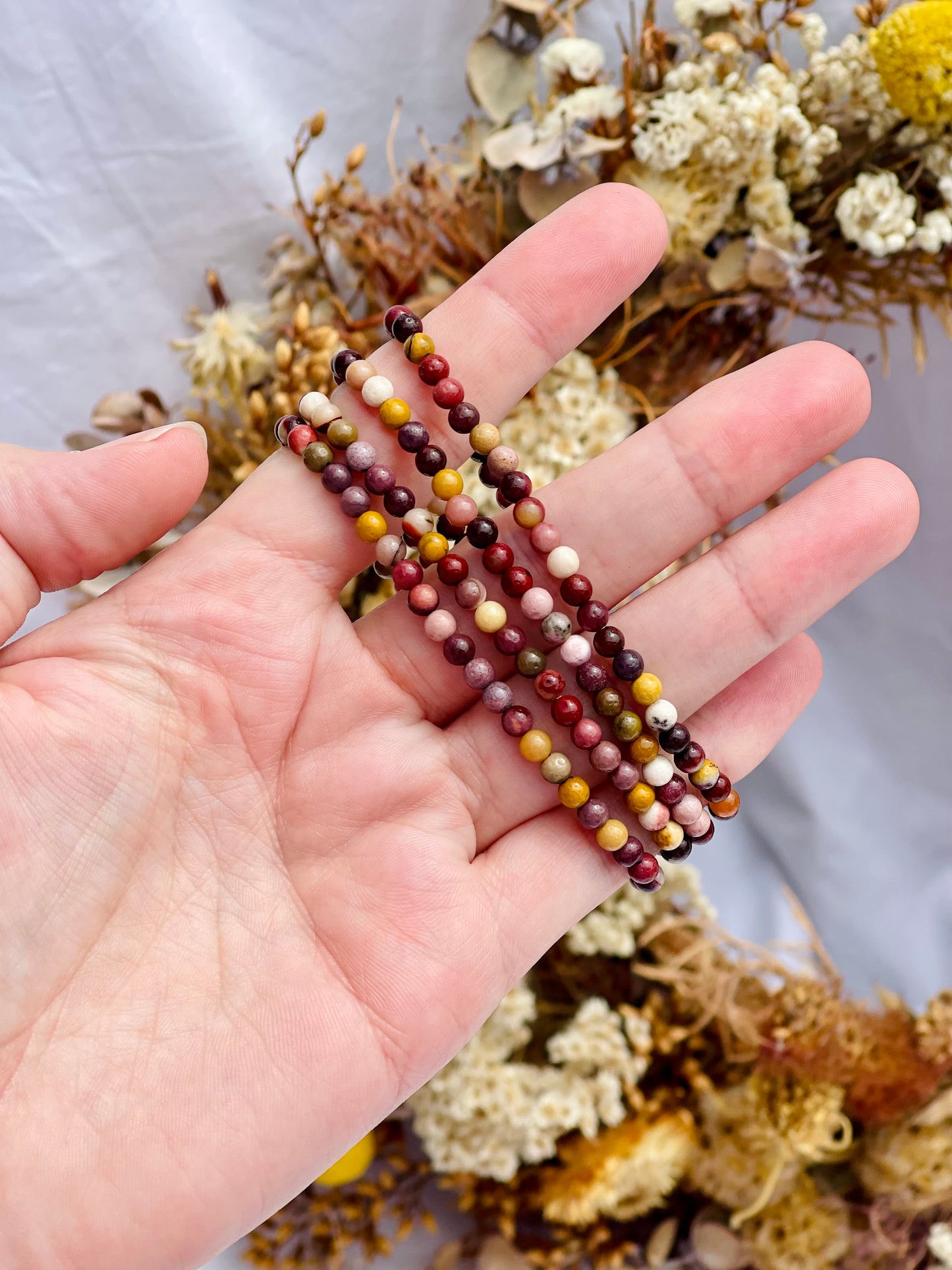 Mookaite Bracelet | Small Bead