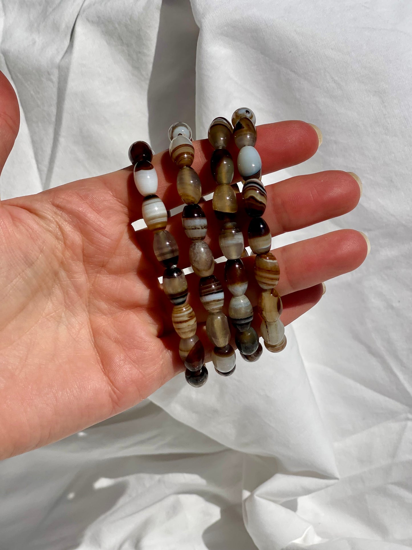 Striped Agate Bracelet