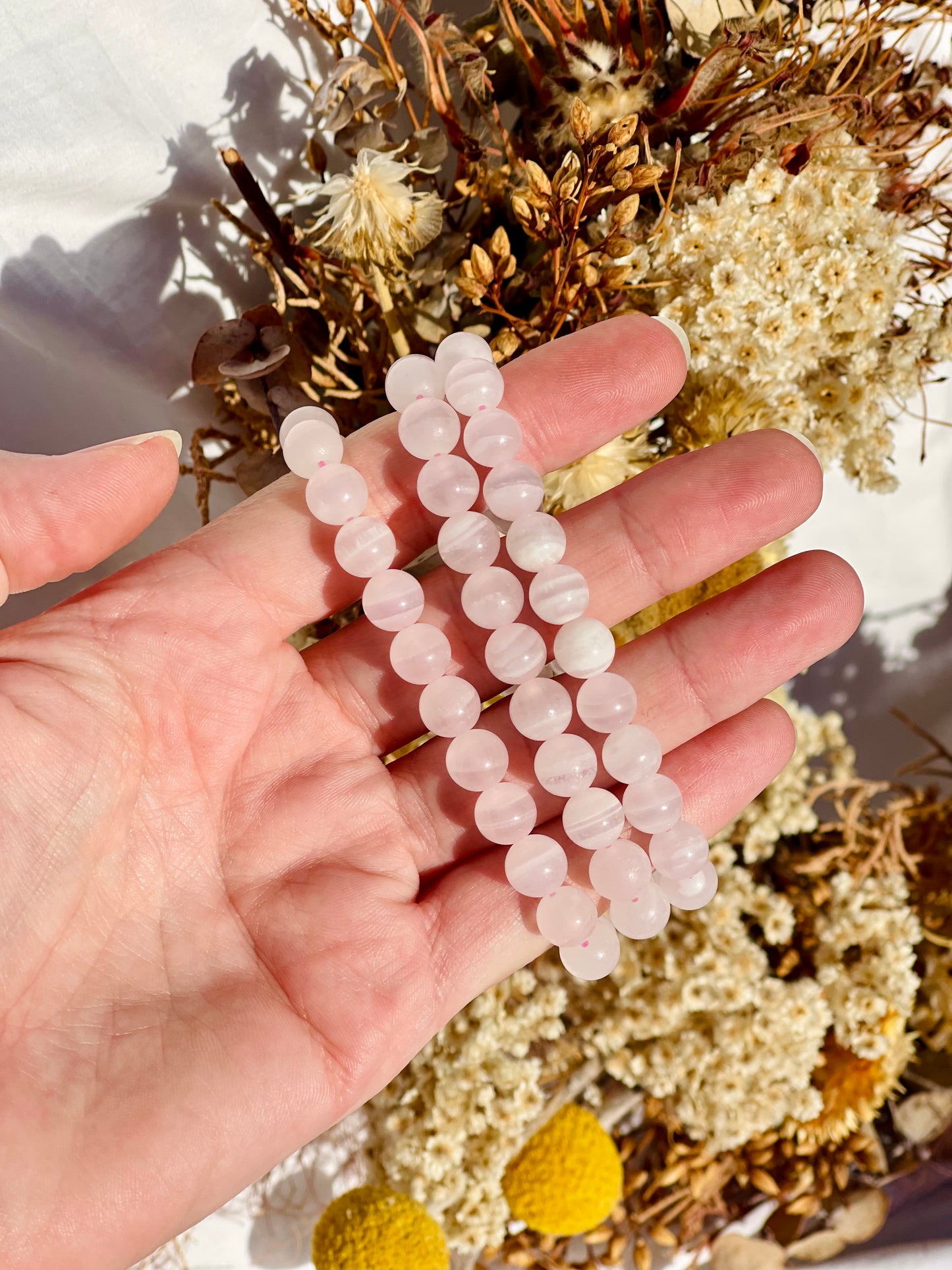 Pink Calcite Bracelet