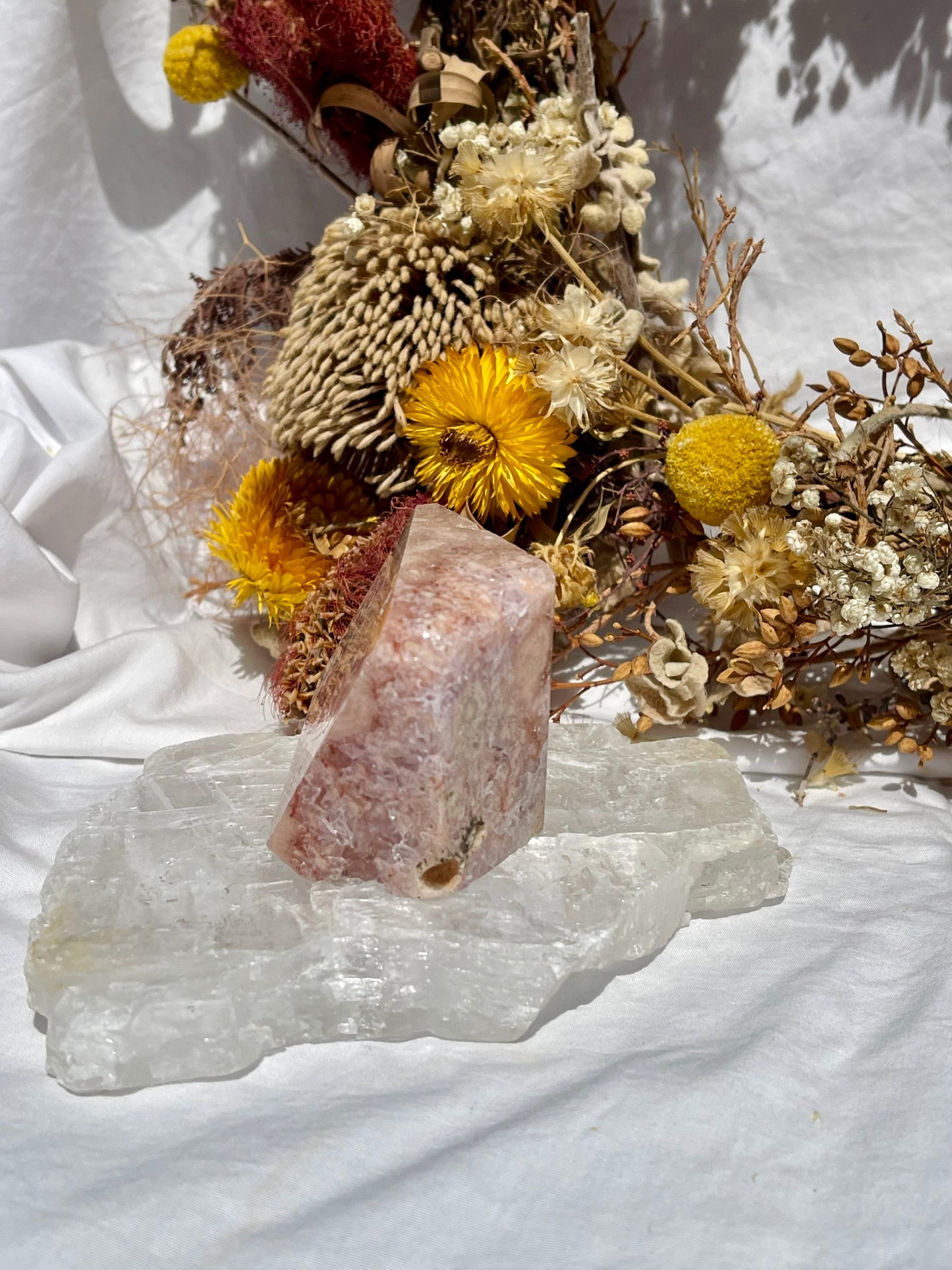 Pink Amethyst | Flower Agate Freeform #2