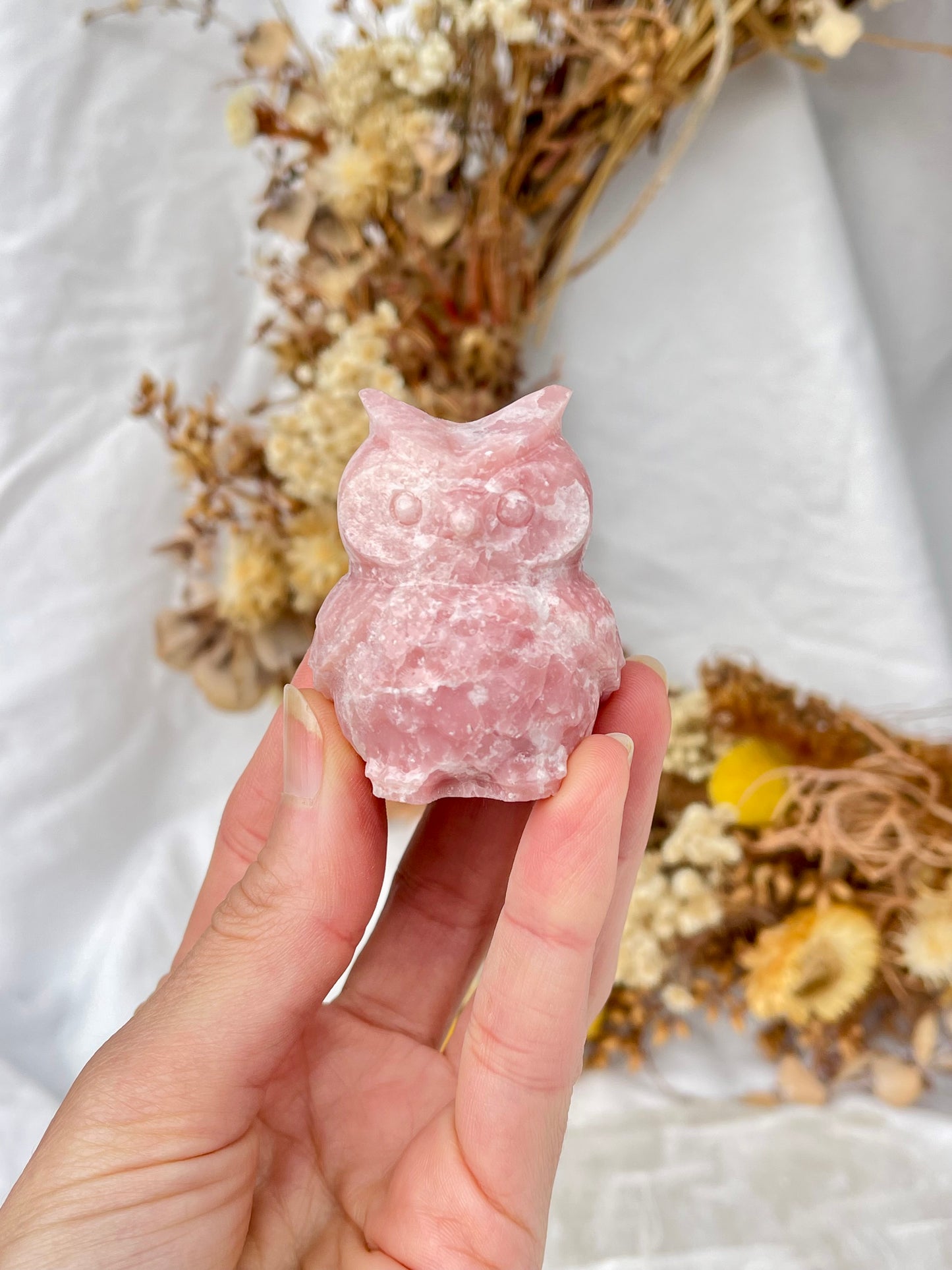 Pink Opal Owl