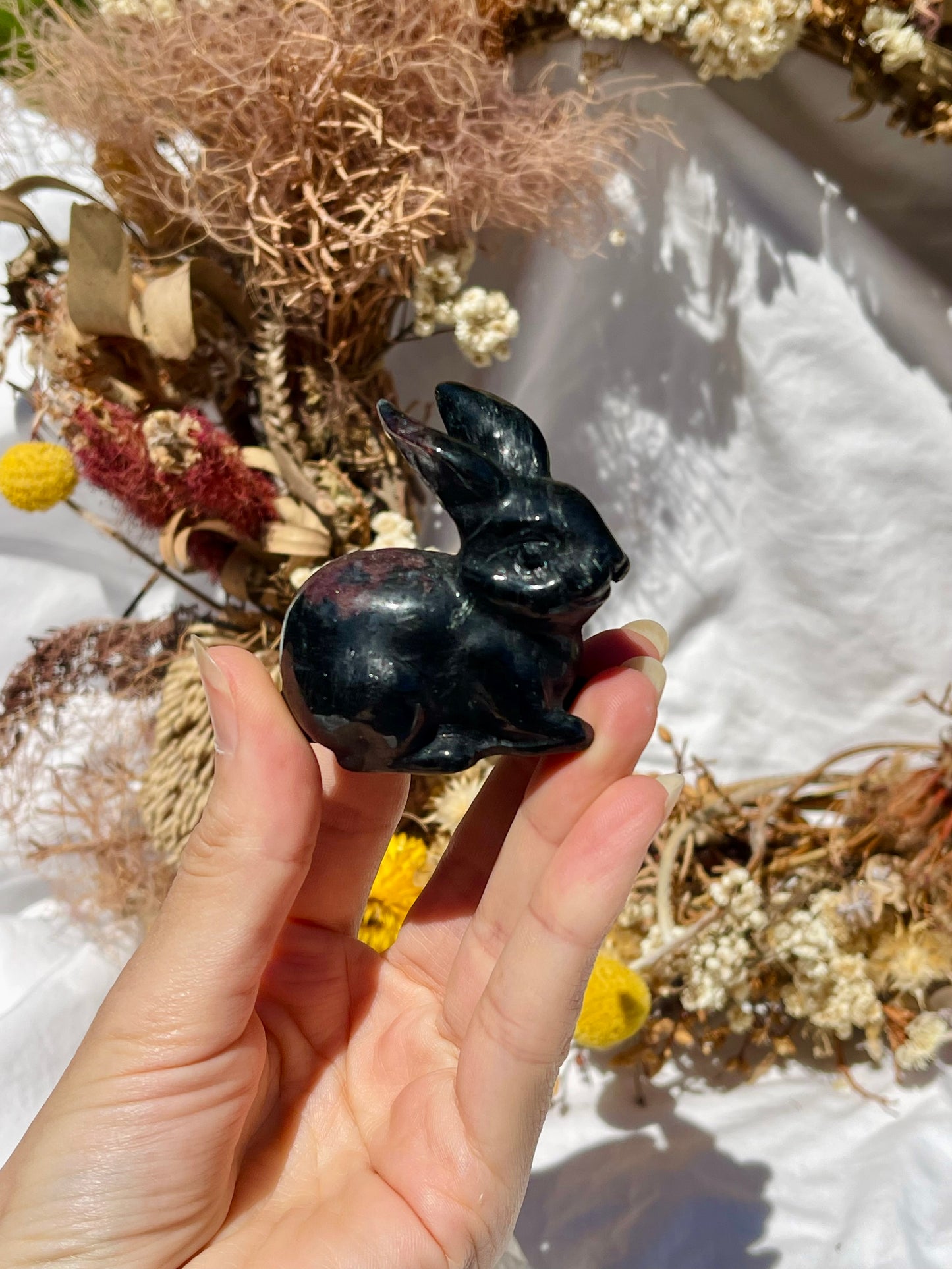 Garnet Astrophyllite Bunny #2