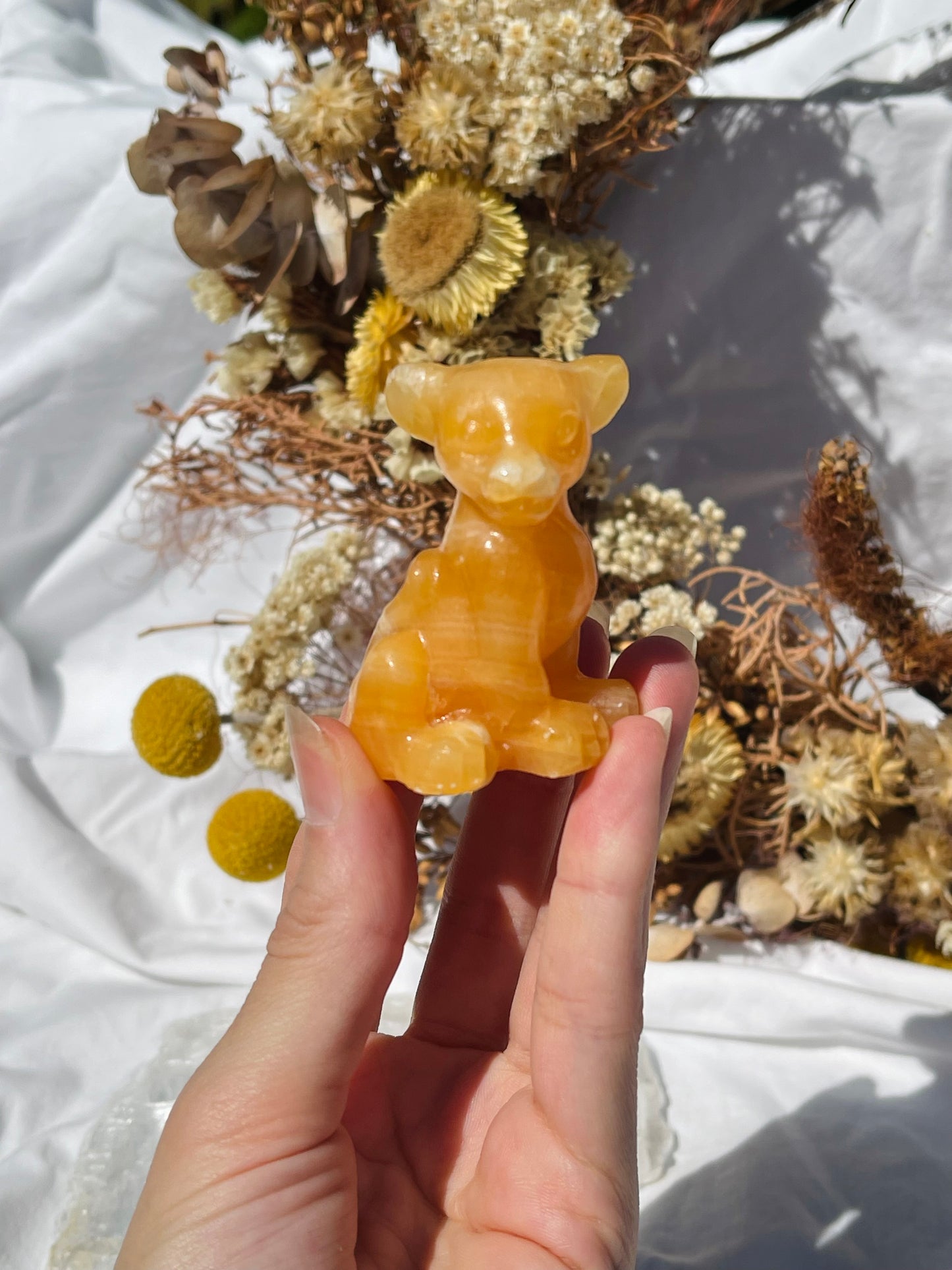 Orange Calcite Nala #1