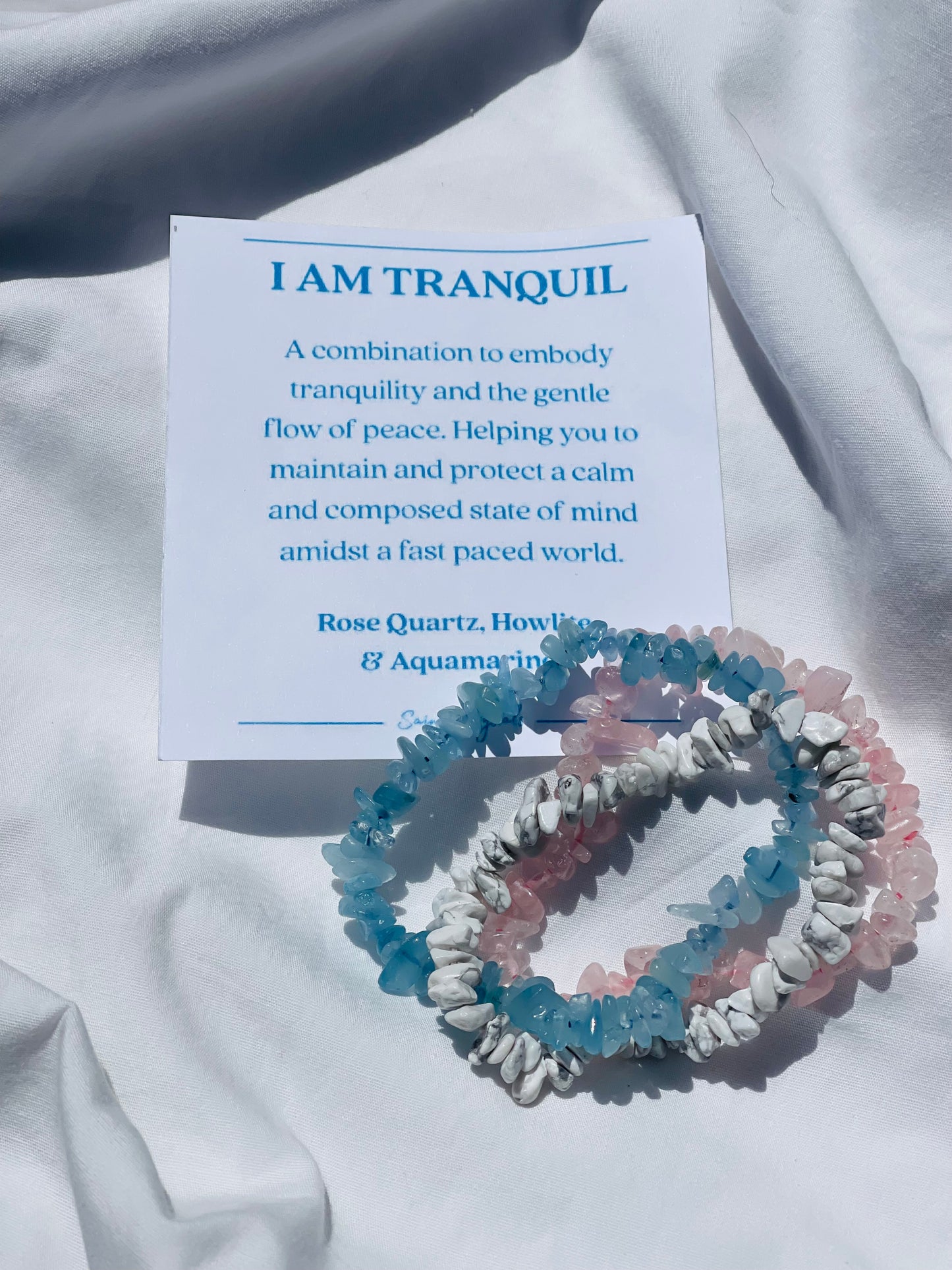 I Am Tranquil Bracelet Set