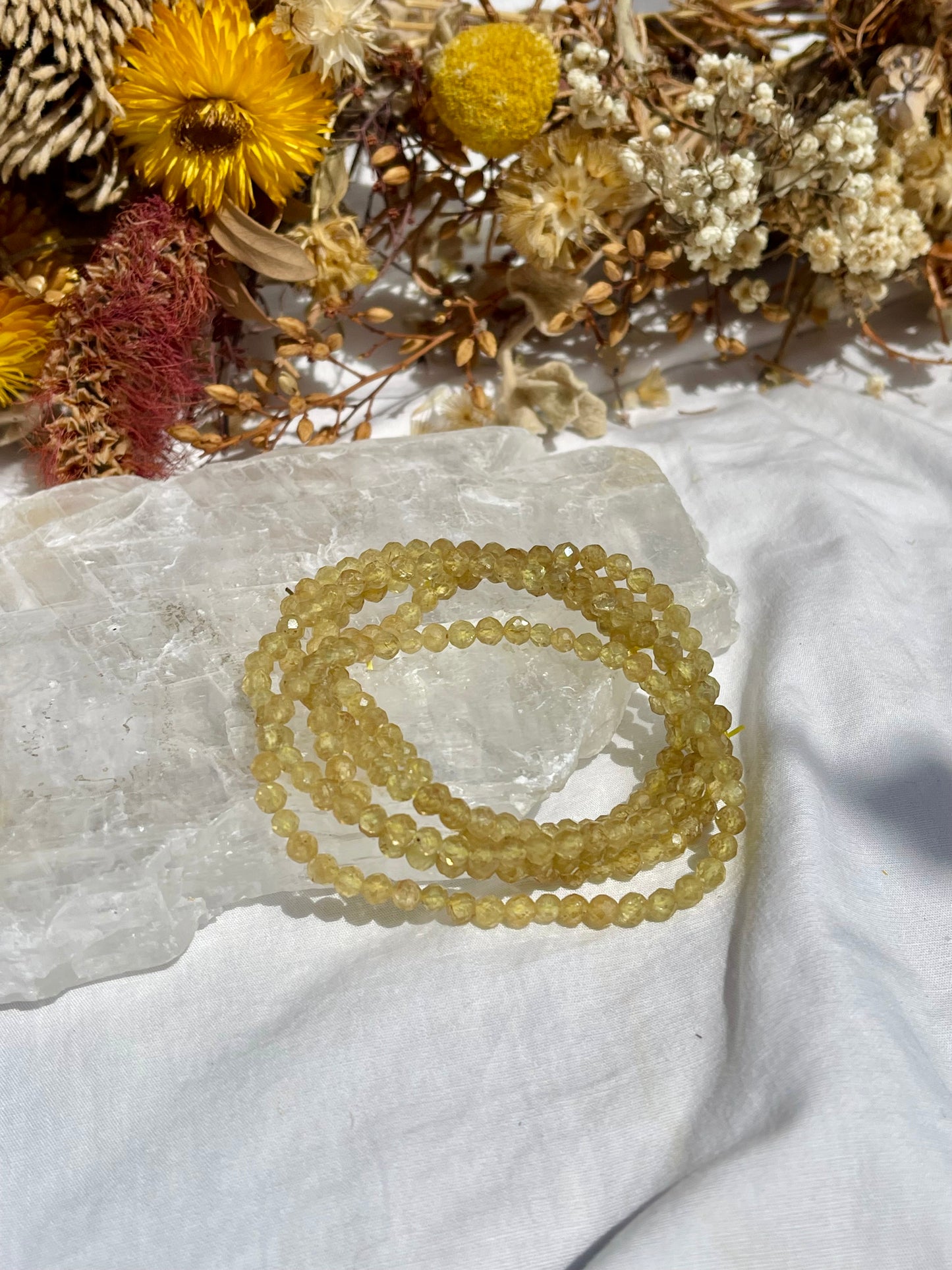 Yellow Apatite Bracelet
