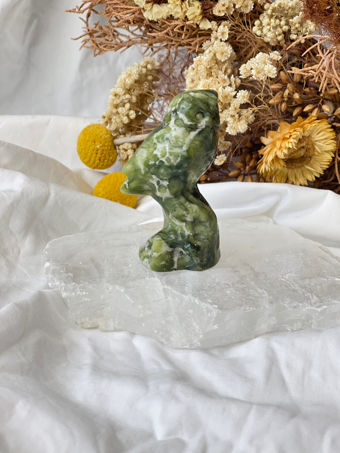 Green Jade Owl