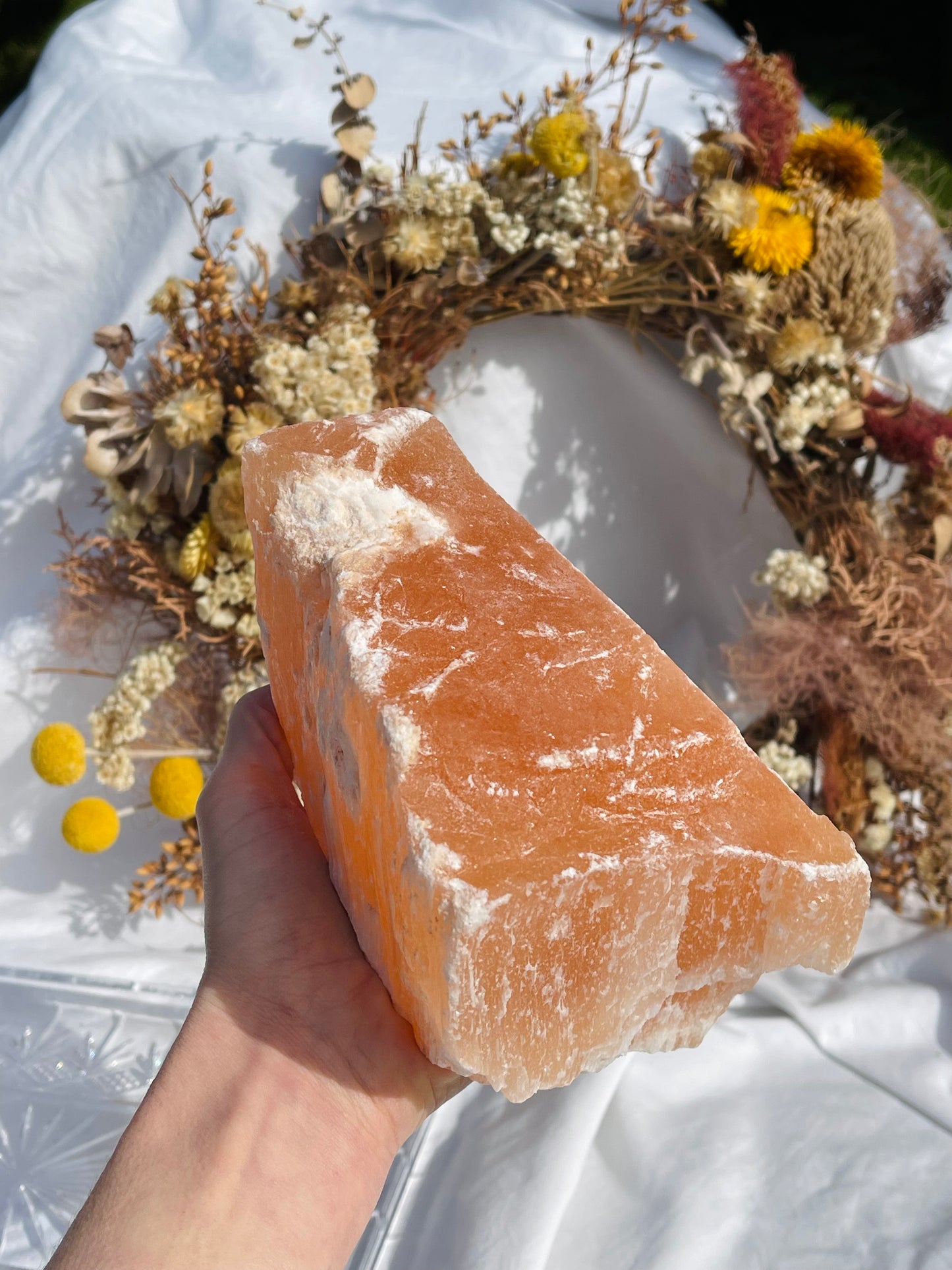 Orange Selenite Raw #3
