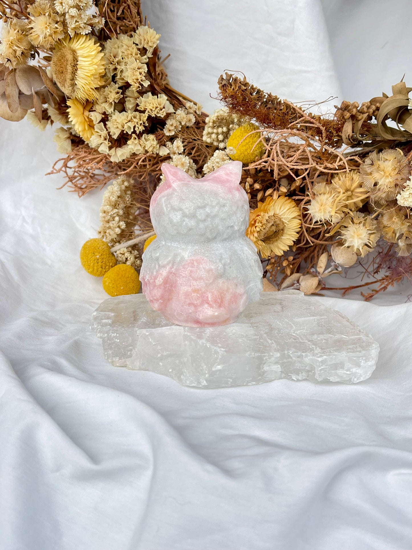 Pink Opal Owl