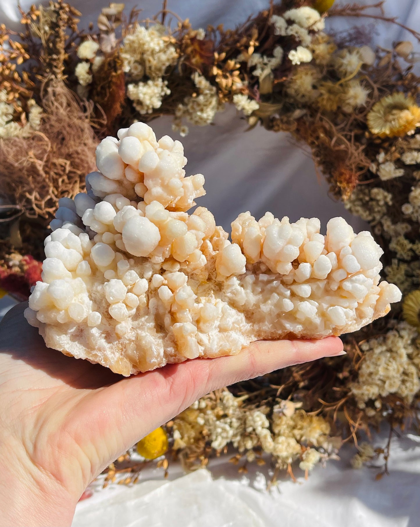 Orange Aragonite Specimen