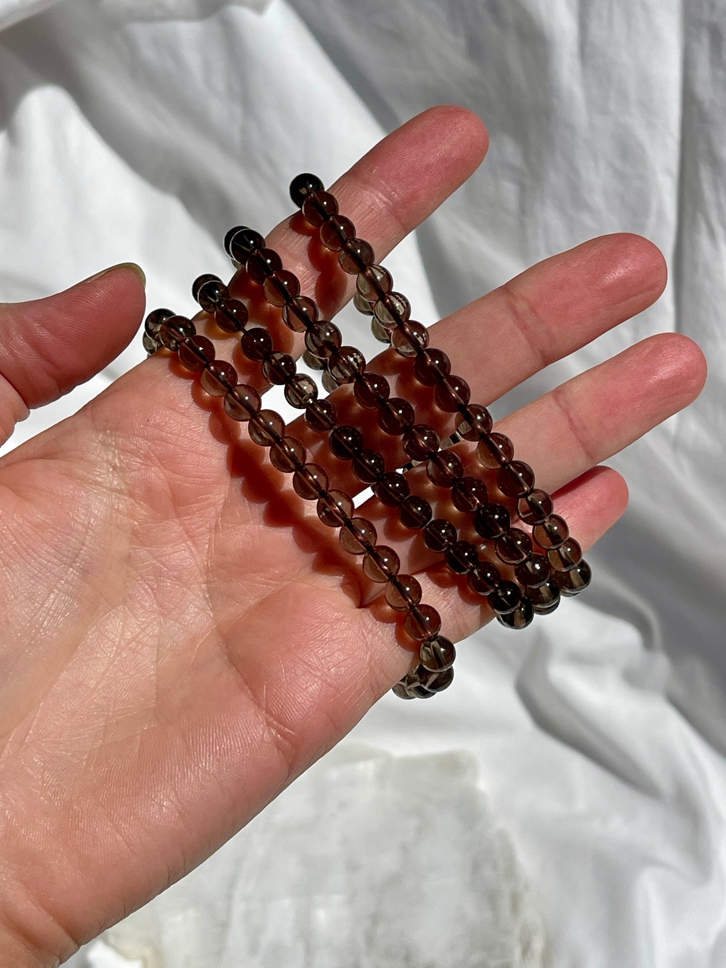 Smokey Quartz Bracelet | 6mm