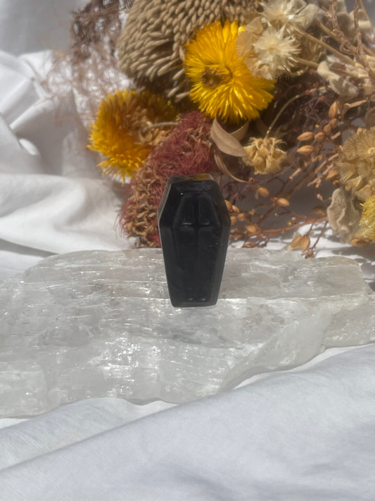 Black Obsidian Coffin