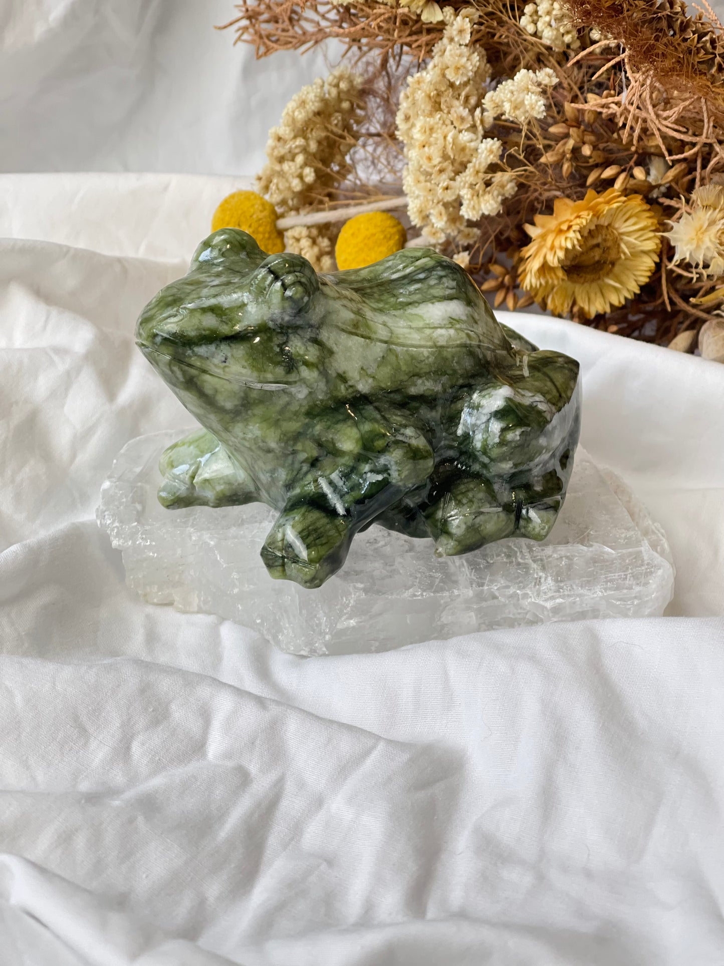 Green Jade Frog | Large #1