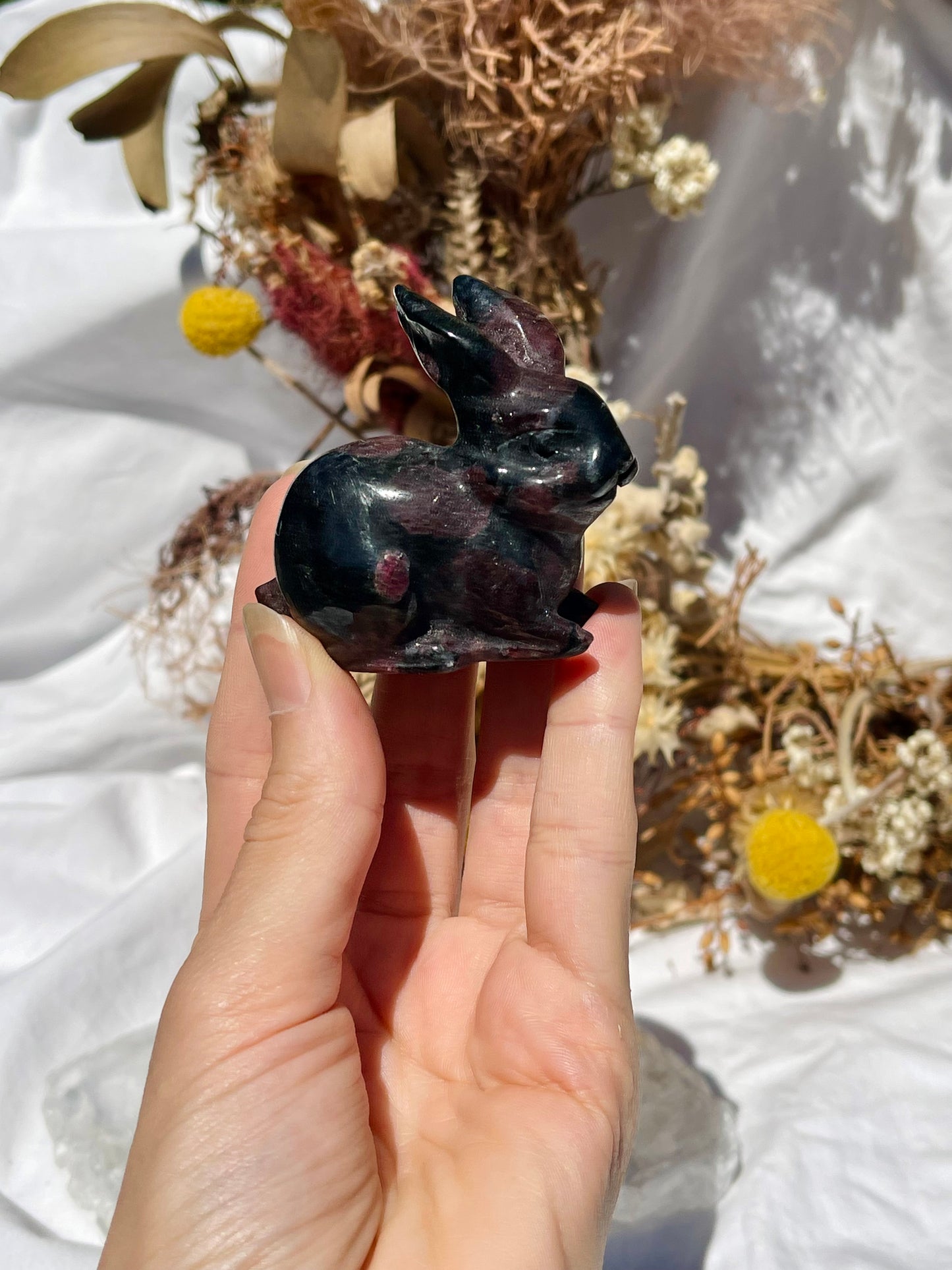 Garnet Astrophyllite Bunny #1